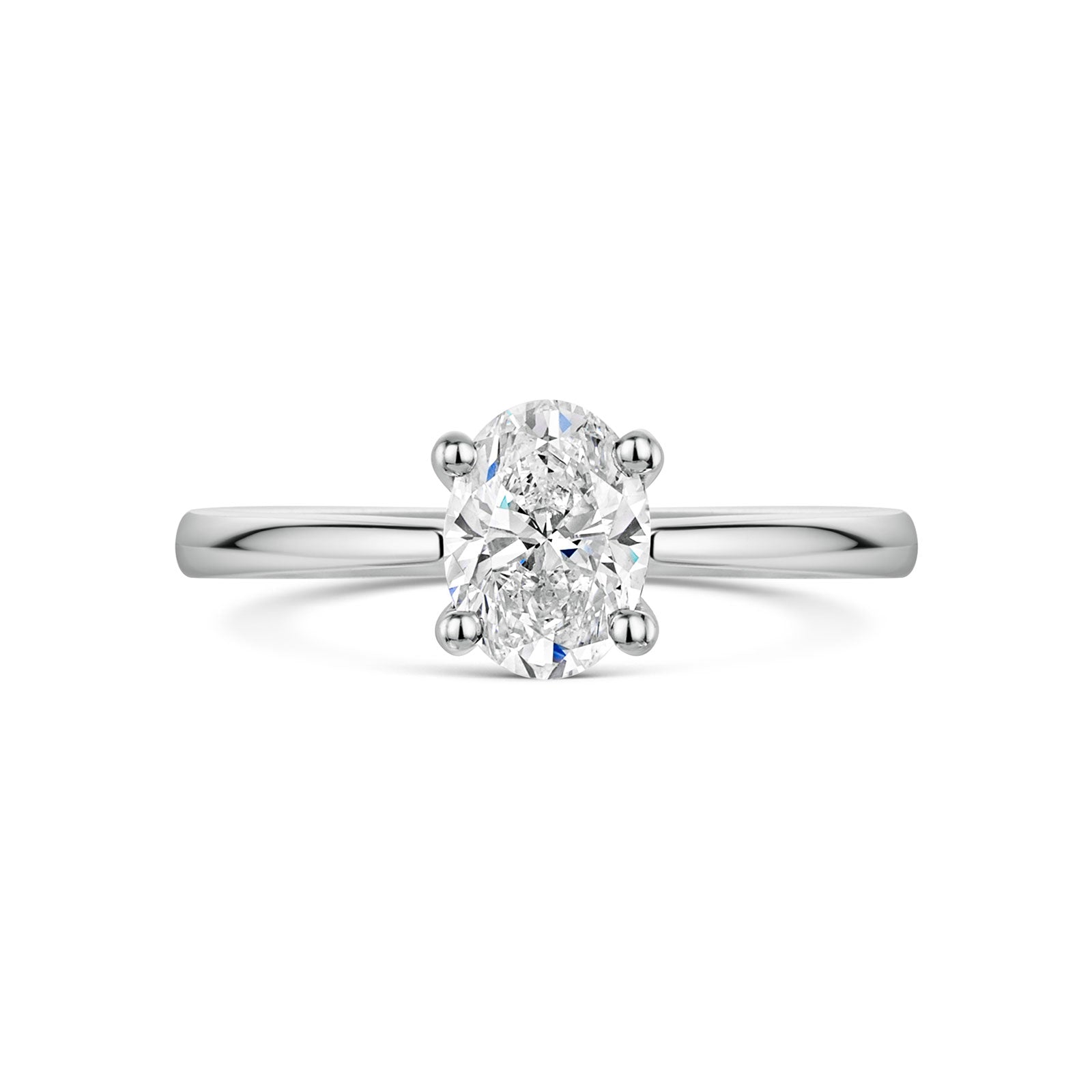 Platinum Diamond Solitaire Ring 0.90ct variant Pursuit