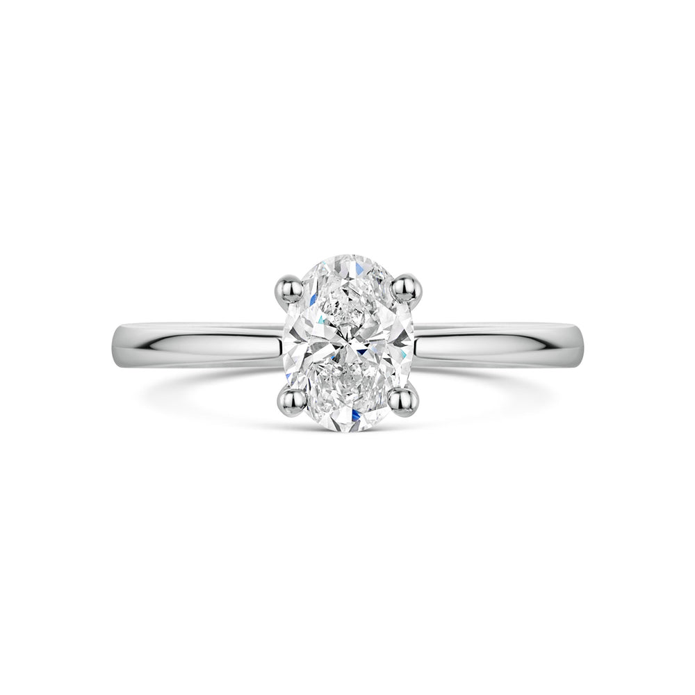 Platinum Diamond Solitaire Ring 0.90ct variant Pursuit