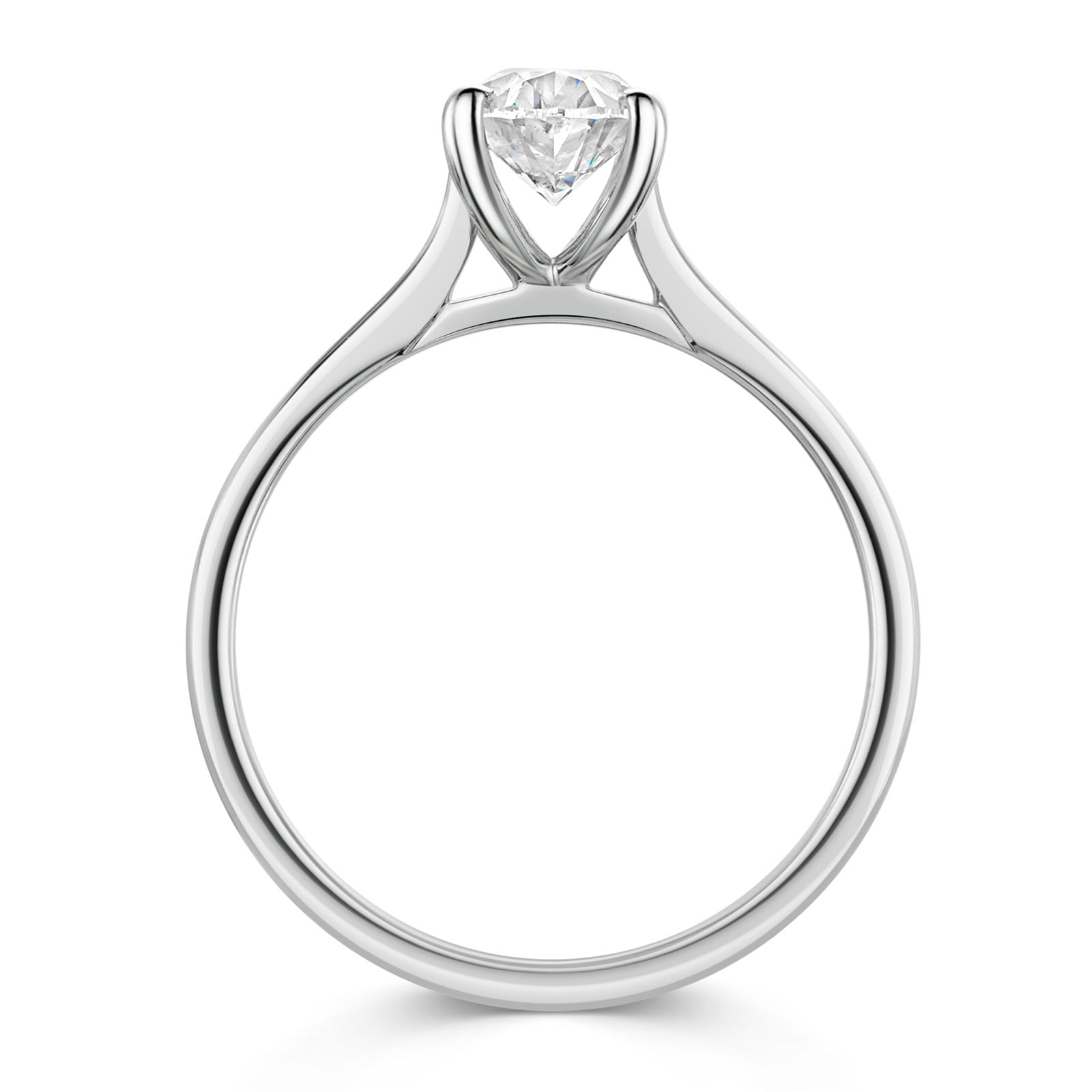 Platinum Diamond Solitaire Ring 0.90ct variant Pursuit