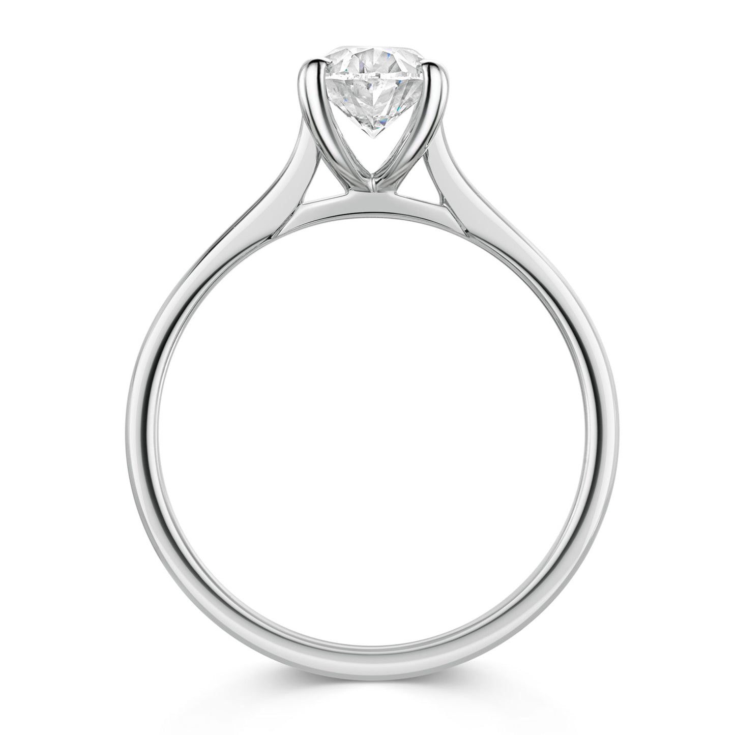 Platinum Diamond Solitaire Ring 0.90ct variant Pursuit