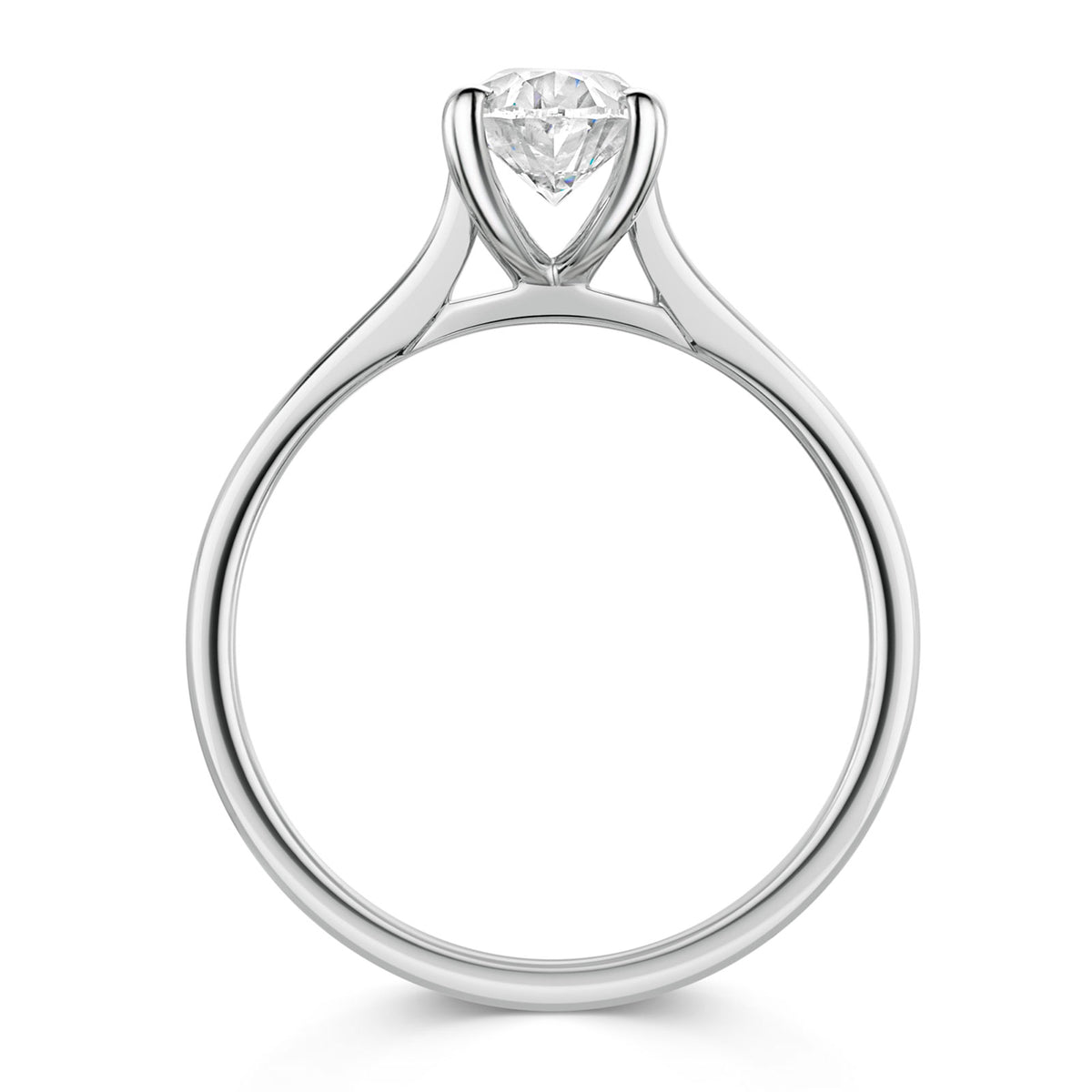 Platinum Diamond Solitaire Ring 0.90ct variant Pursuit