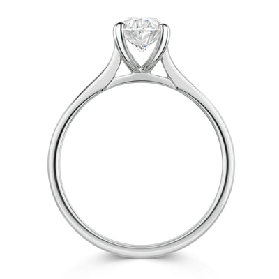 Platinum Diamond Solitaire Ring 0.90ct variant Pursuit