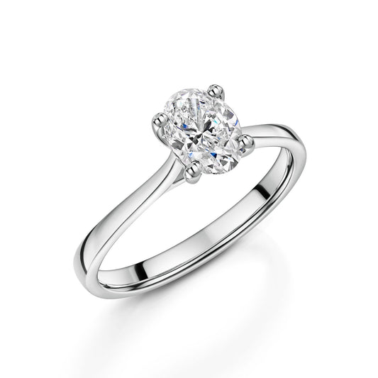 Platinum Diamond Solitaire Ring 0.90ct variant Pursuit