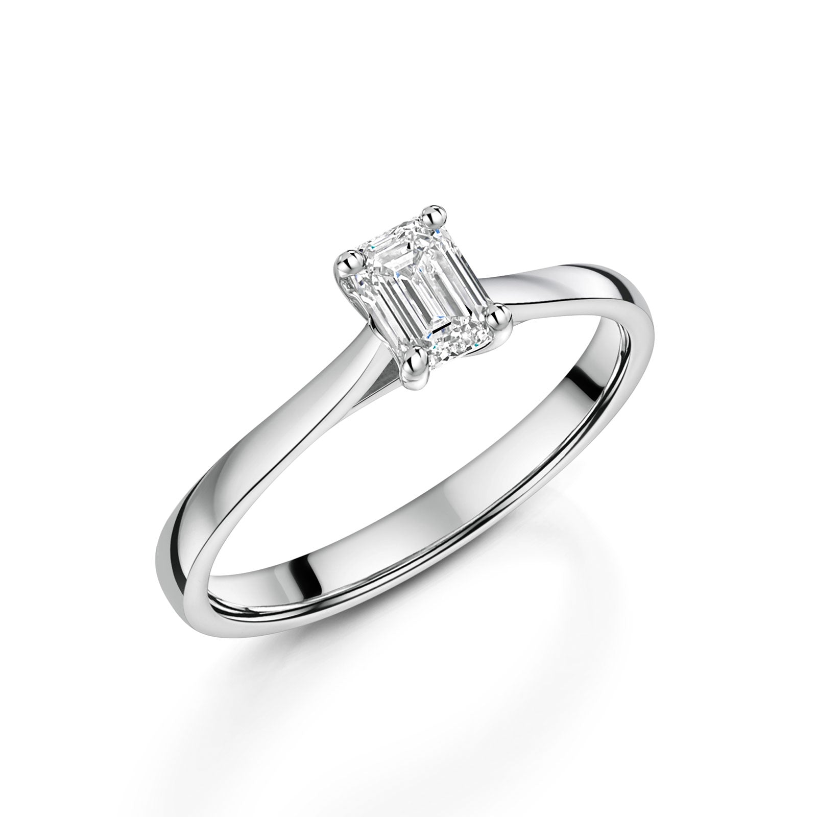 Platinum Diamond Solitaire Ring 0.50ct variant Pursuit