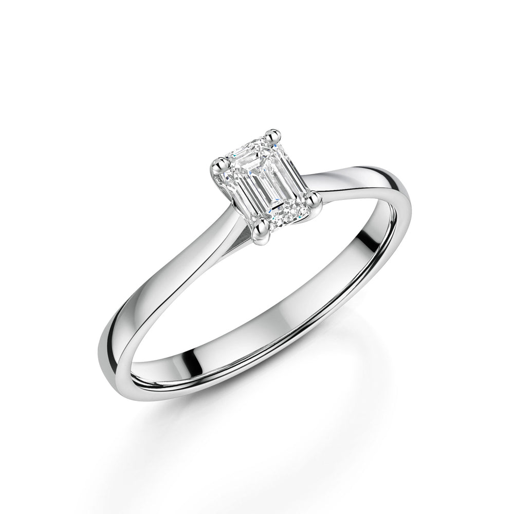 Platinum Diamond Solitaire Ring 0.50ct variant Pursuit