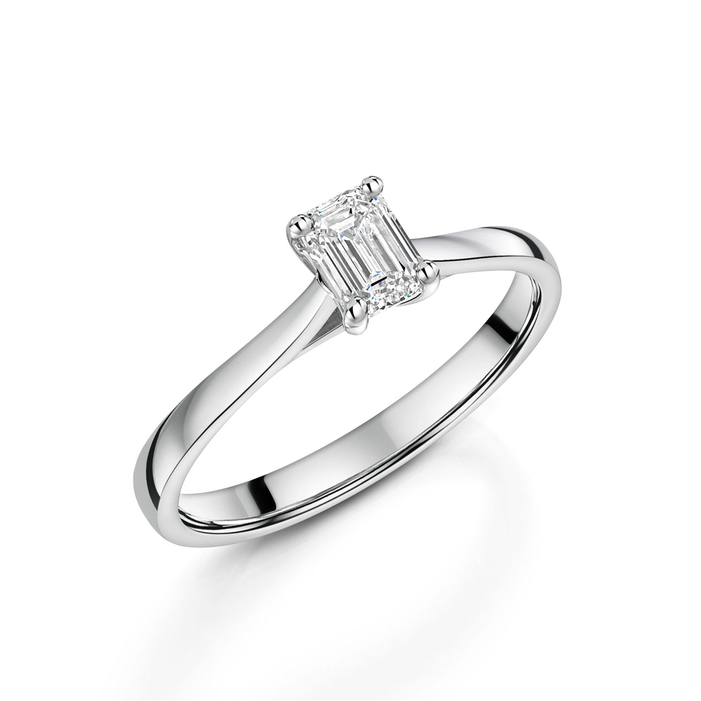 Platinum Diamond Solitaire Ring 0.50ct variant Pursuit