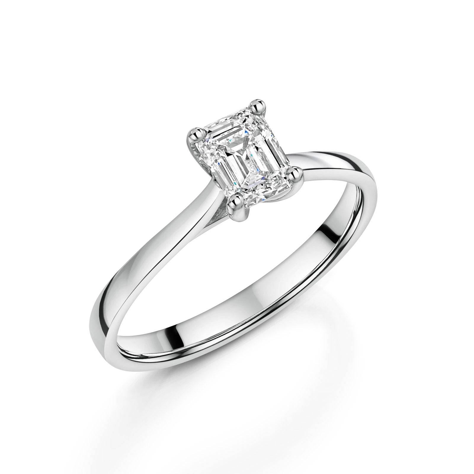 Platinum Diamond Solitaire Ring 0.70ct variant Pursuit
