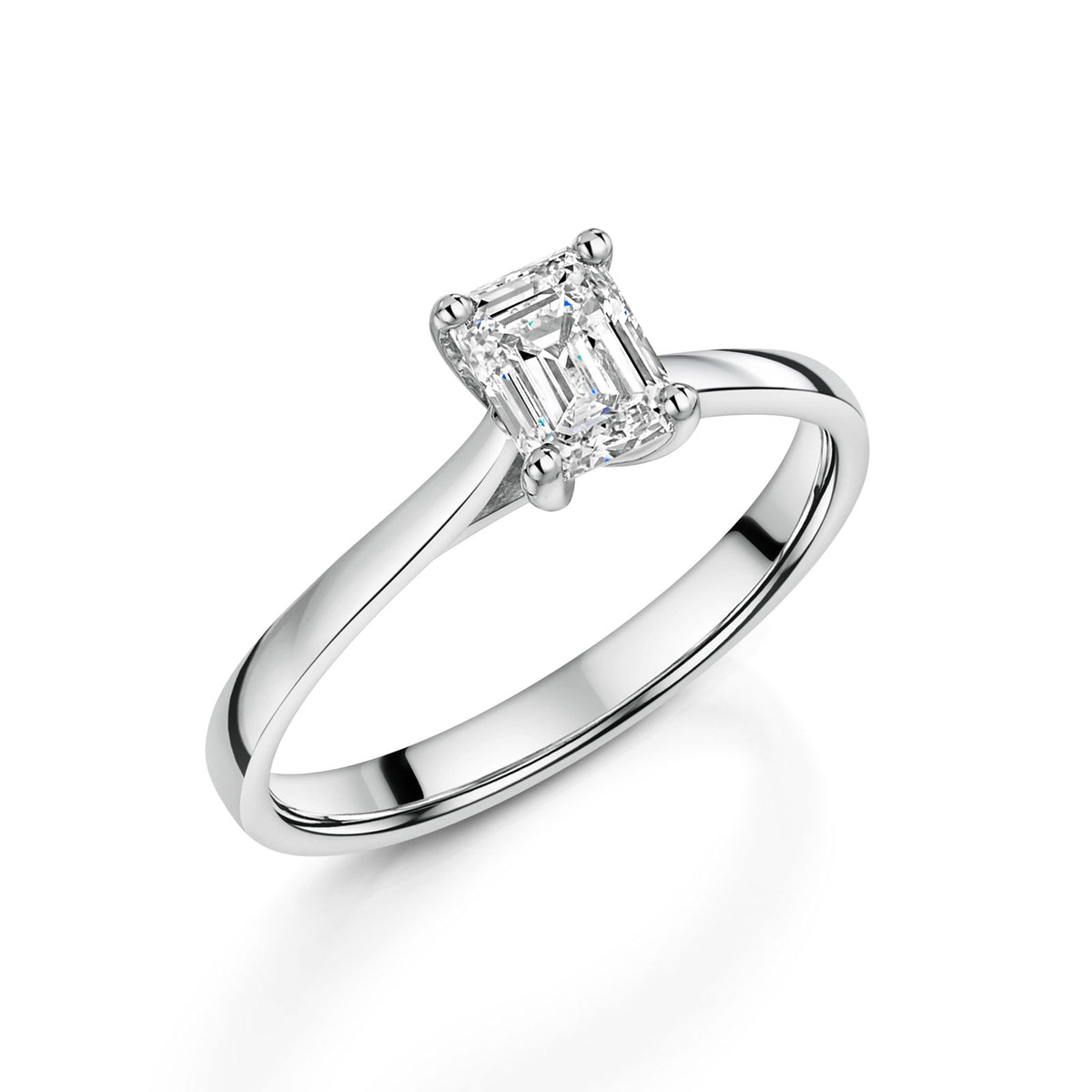 Platinum Diamond Solitaire Ring 0.70ct variant Pursuit