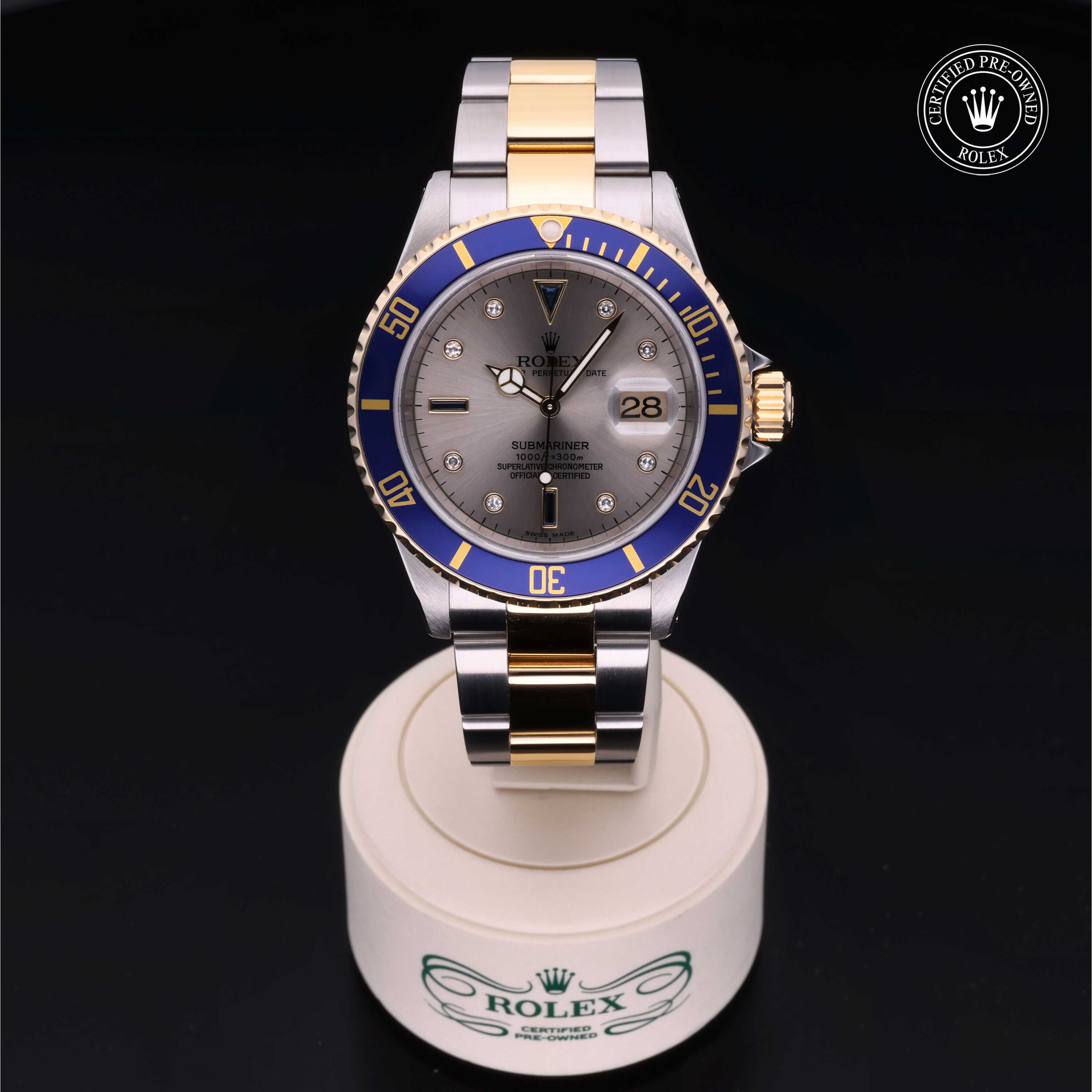 Rolex Certified Pre-Owned Submariner Date 40mm 16613 P947598 simple Pursuit