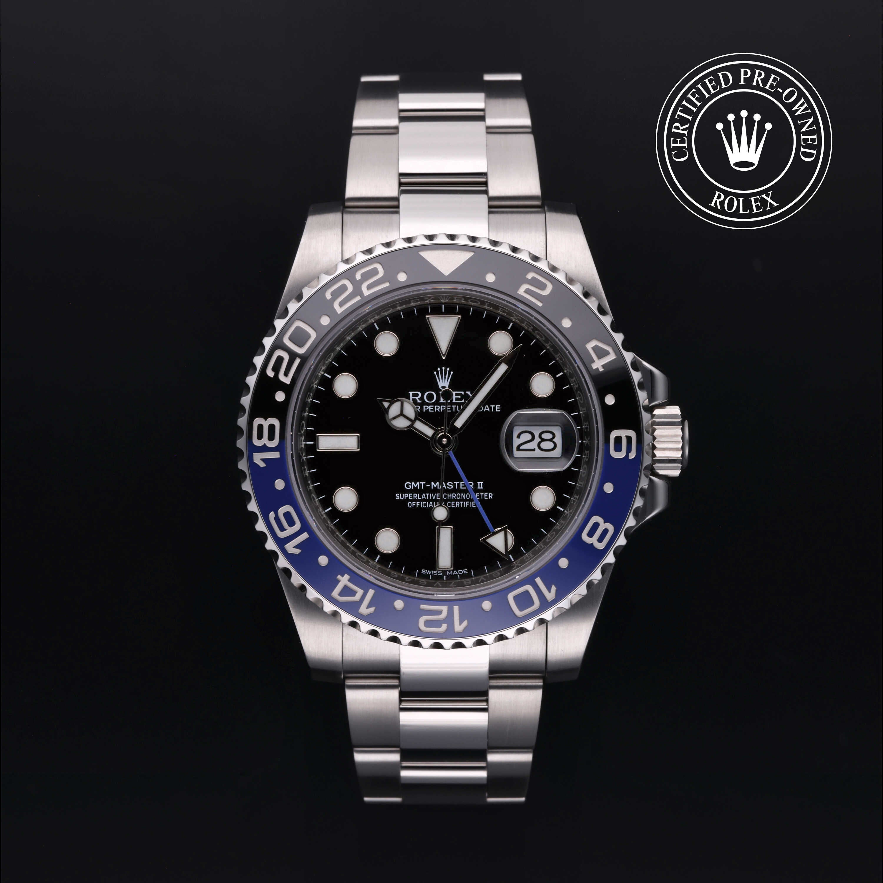Rolex Certified Pre-Owned GMT-Master II 40mm 126710BLNR 6V87V646 simple Pursuit