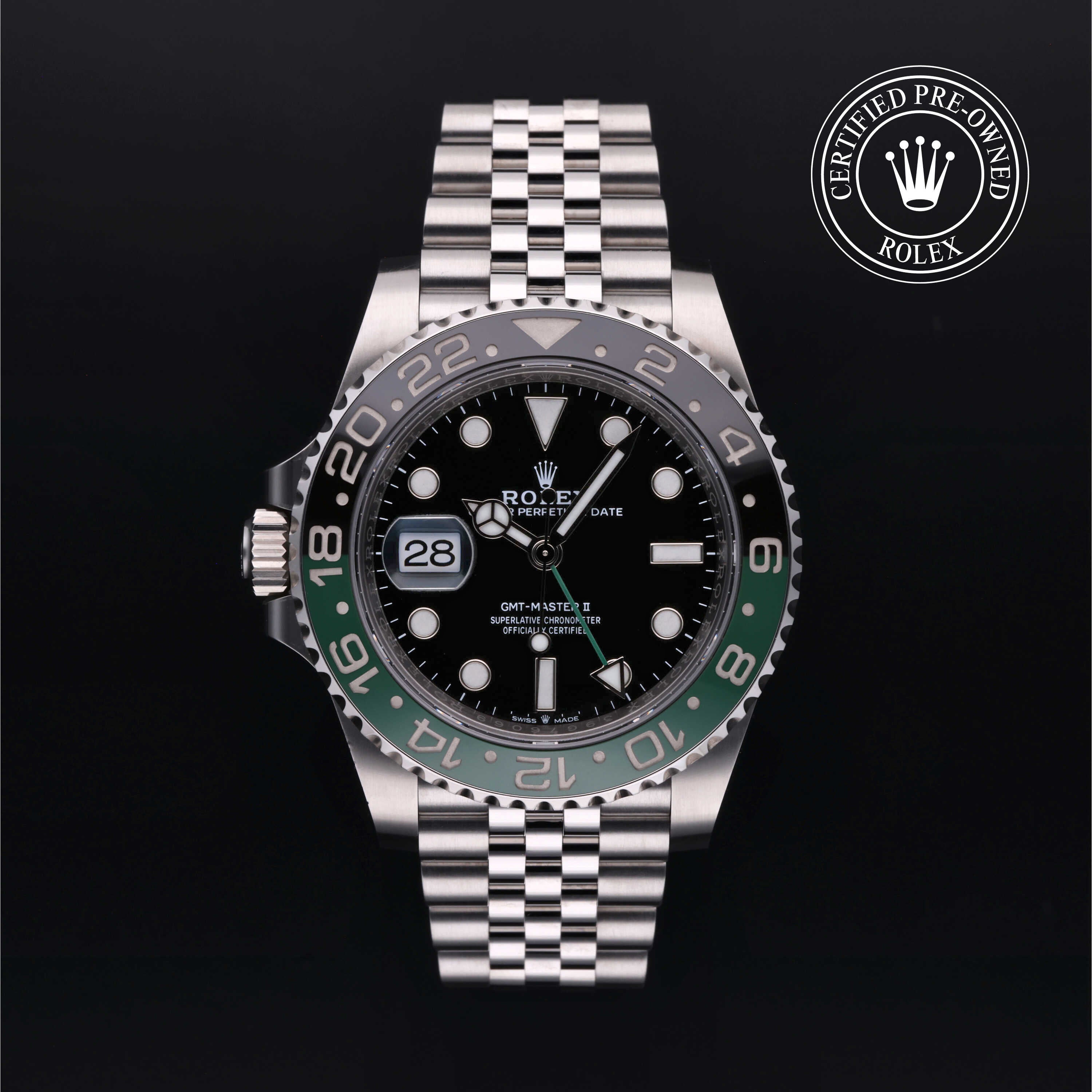 Rolex Certified Pre-Owned GMT-Master II LHD 40mm M126720VTNR 39G76069 simple Pursuit
