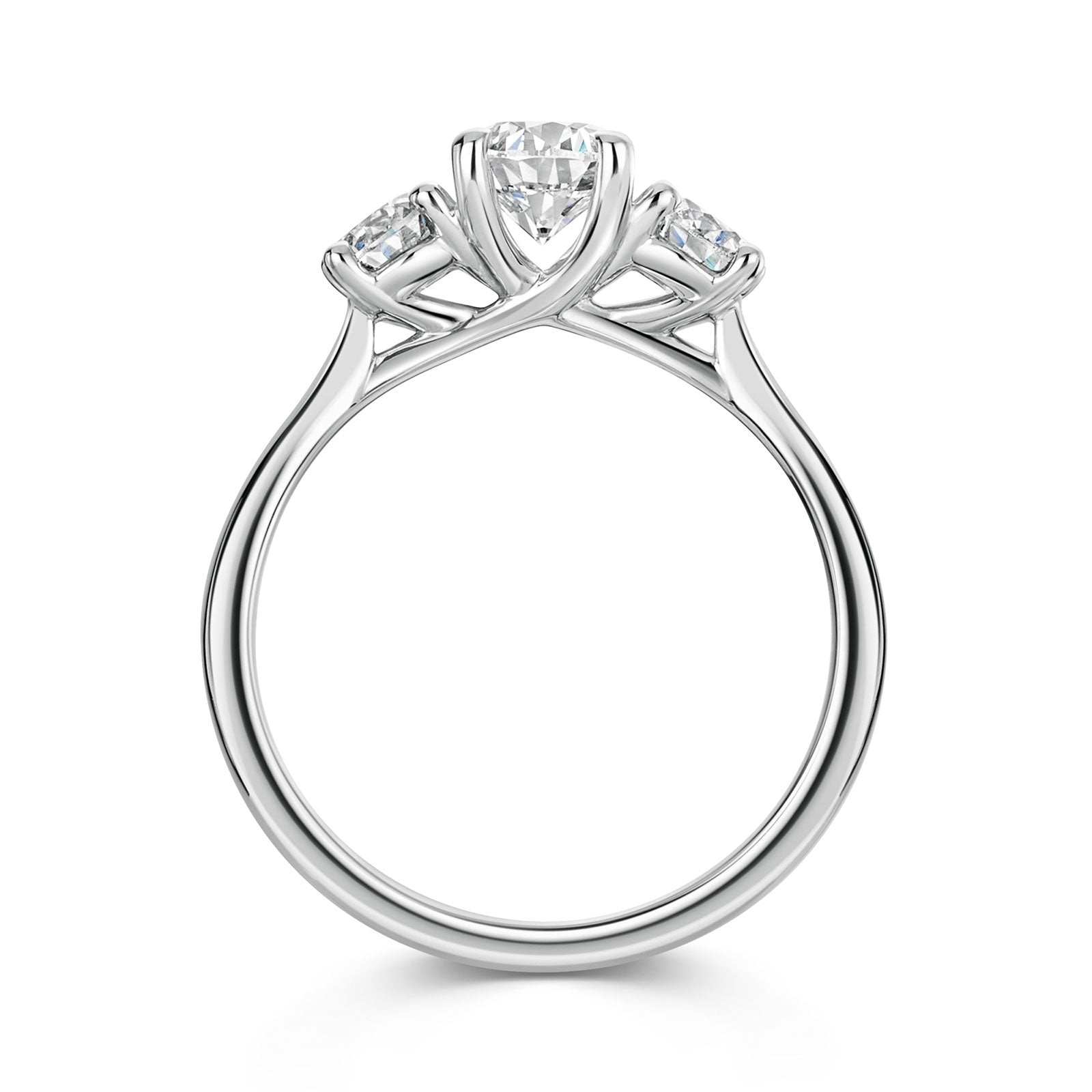 Platinum Diamond Trilogy Ring 1.20ct variant Pursuit