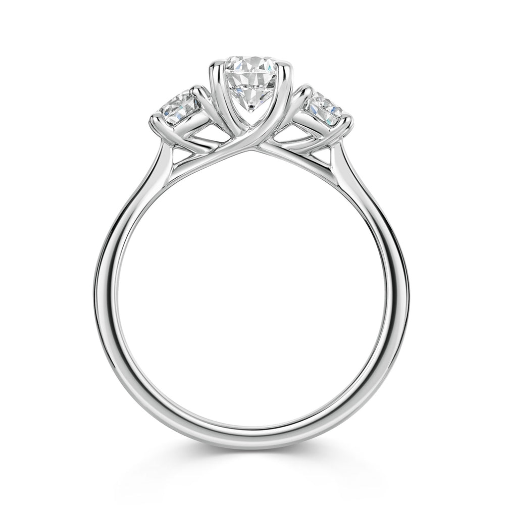 Platinum Diamond Trilogy Ring 1.20ct variant Pursuit