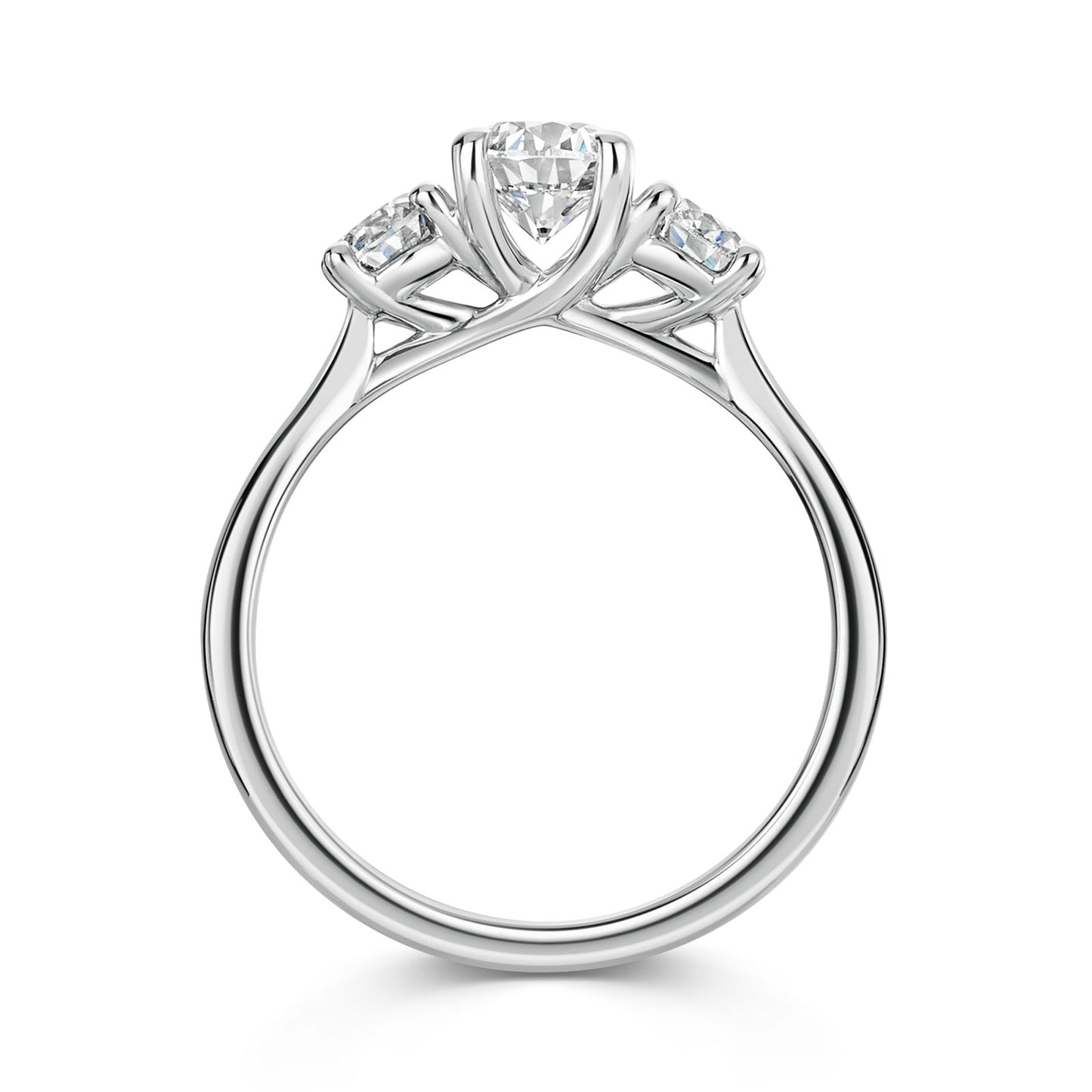 Platinum Diamond Trilogy Ring 1.20ct variant Pursuit