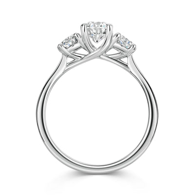 Platinum Diamond Trilogy Ring 1.20ct variant Pursuit