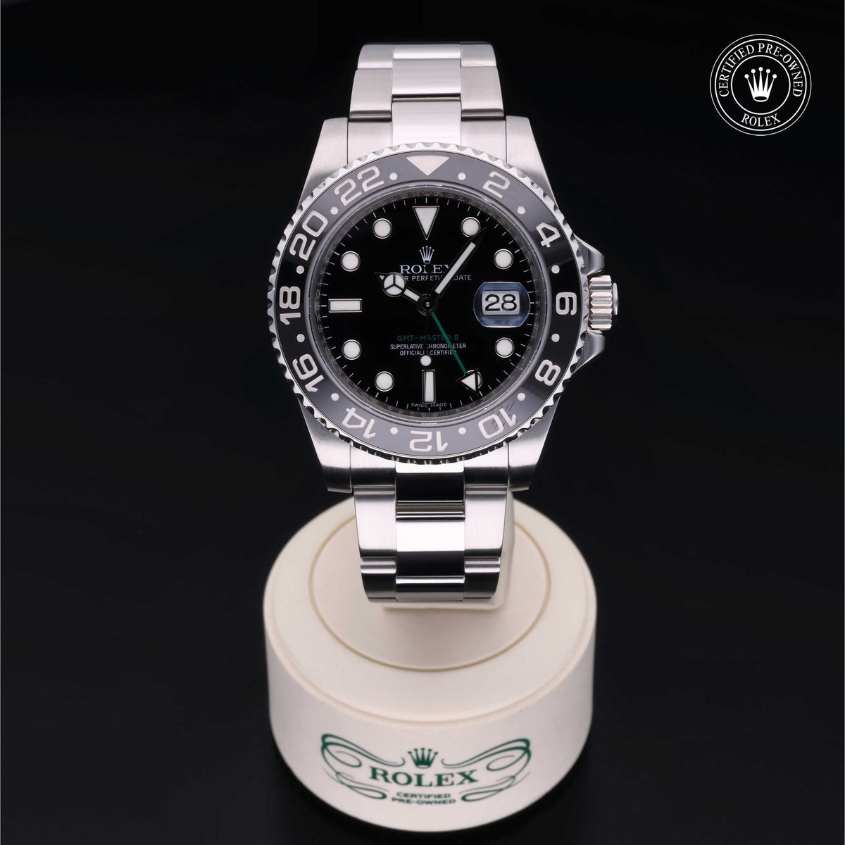 Rolex Certified Pre-Owned GMT-Master II 40mm 116710LN R8152259 simple Pursuit