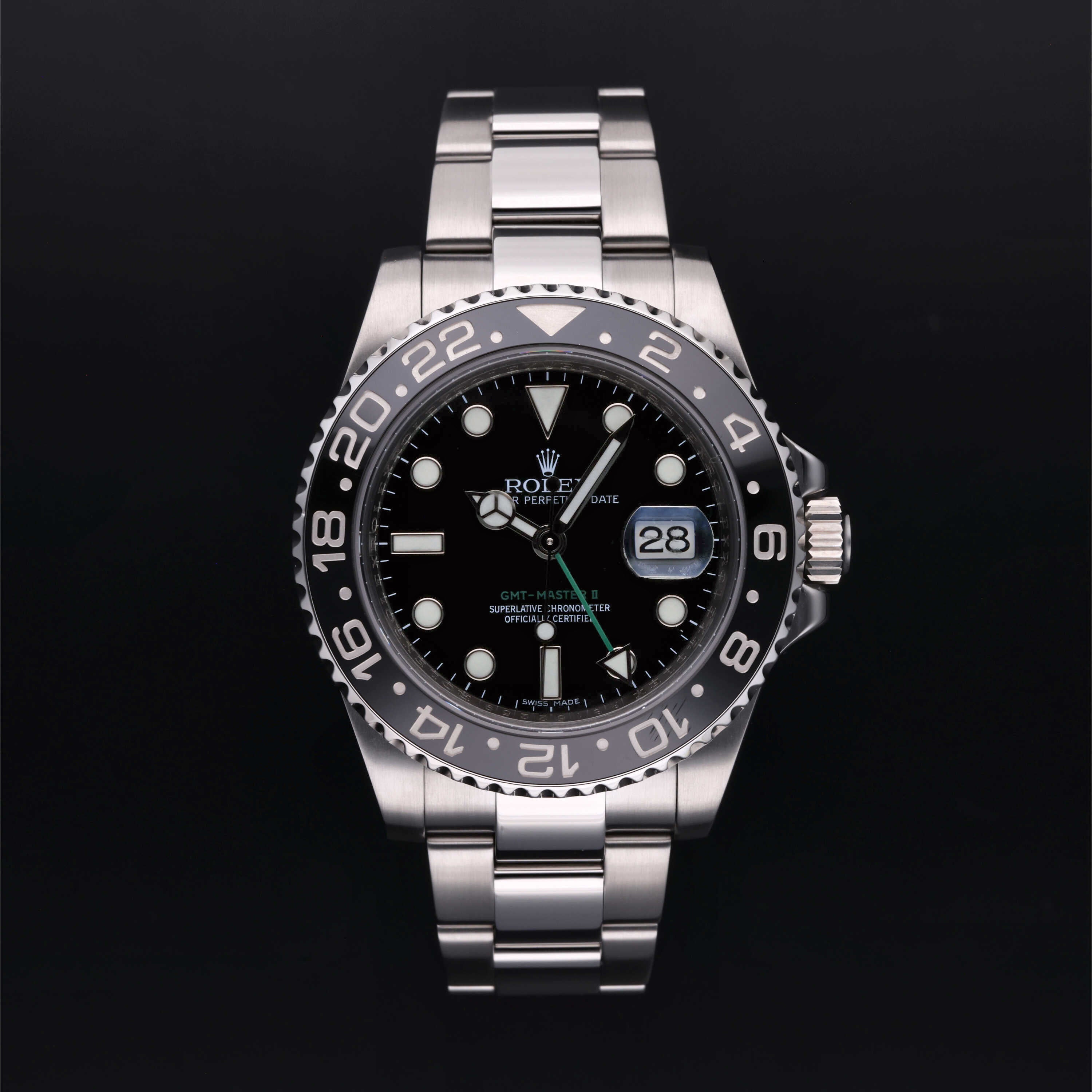 Rolex Certified Pre-Owned GMT-Master II 40mm 116710LN R8152259 simple Pursuit