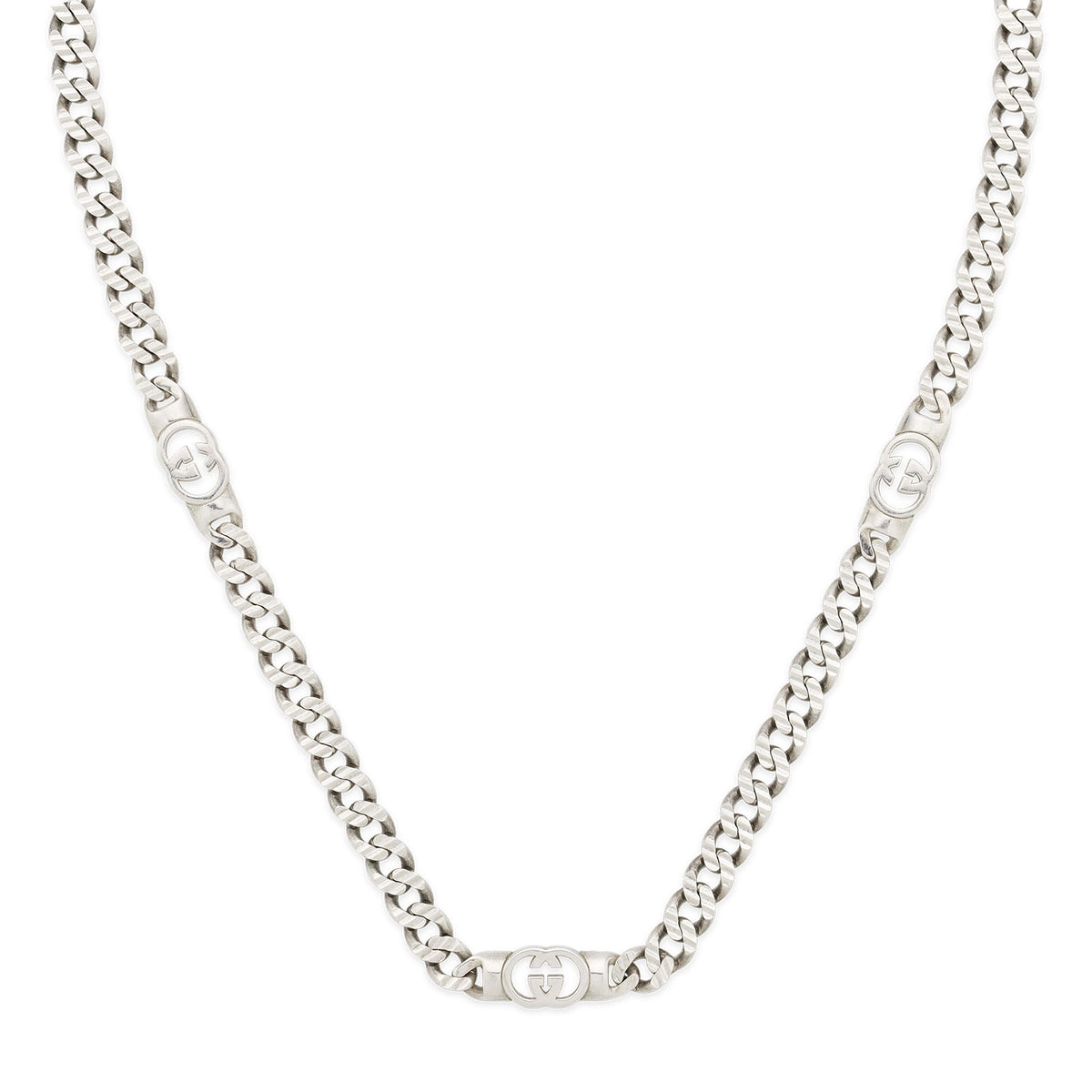 Gucci Interlocking Chain Necklace simple Pursuit