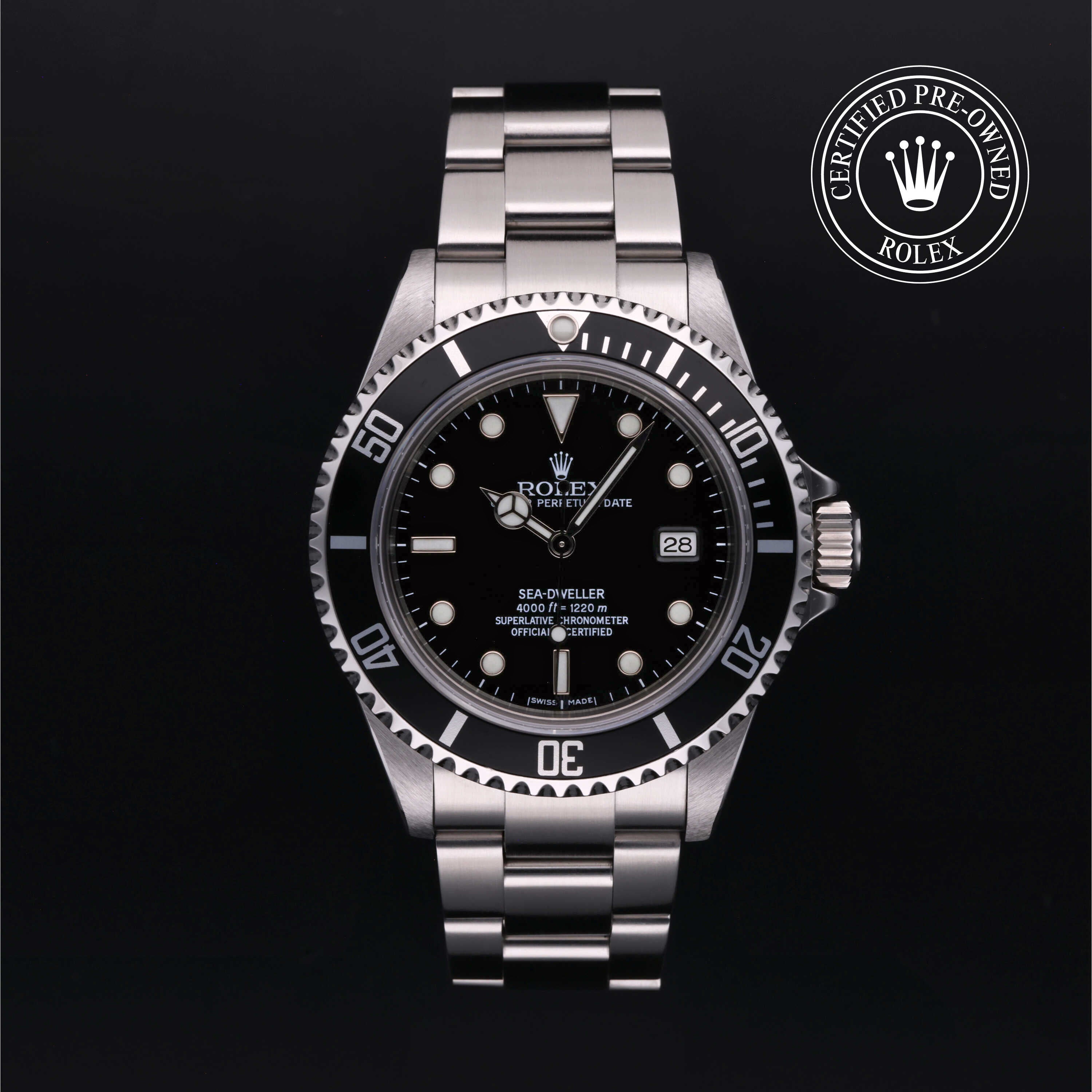 Rolex Certified Pre-Owned Sea-Dweller 40mm 16600 Z427508 simple Pursuit