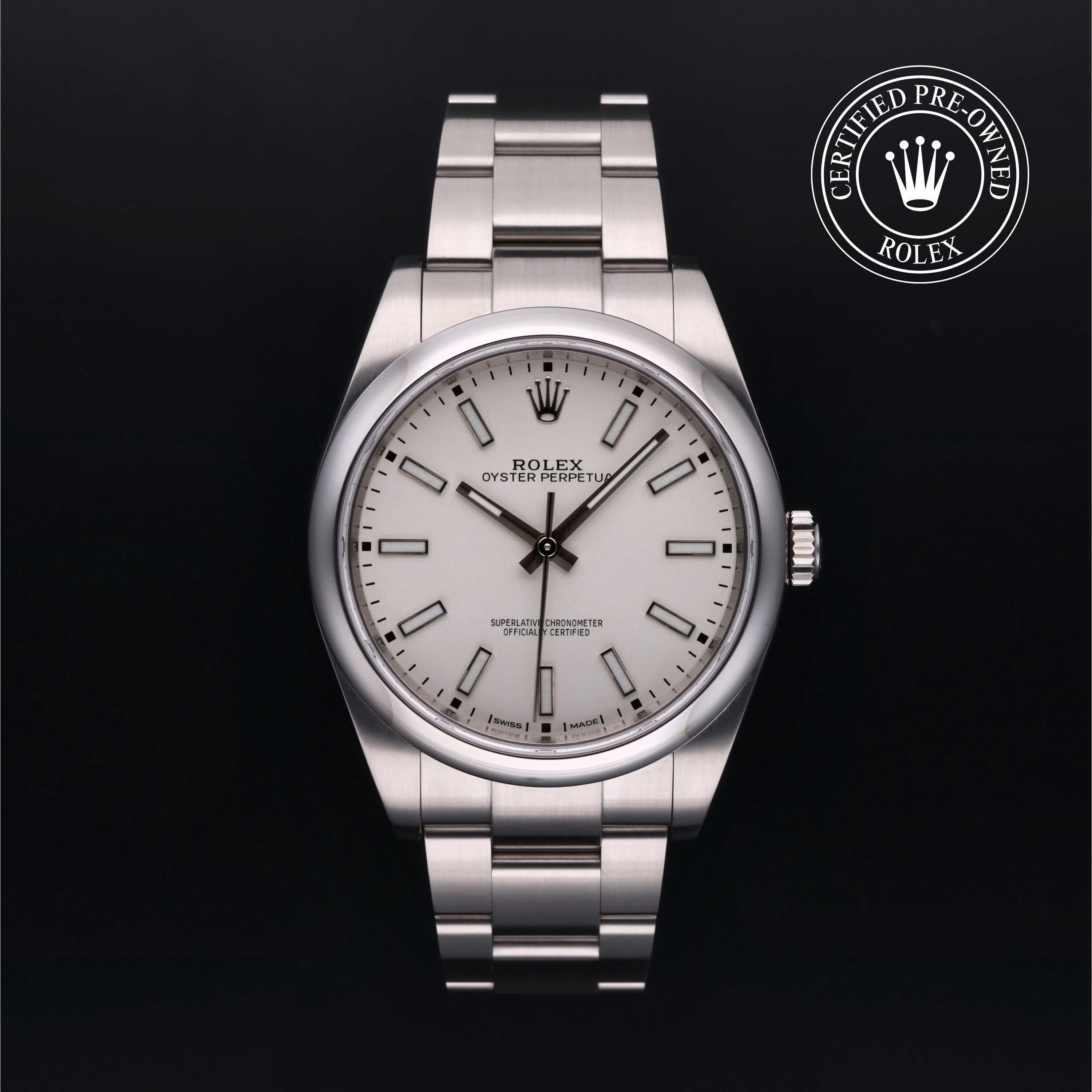 Rolex Certified Pre-Owned Oyster Perpetual 39mm 114300 9010S4R9 simple Pursuit