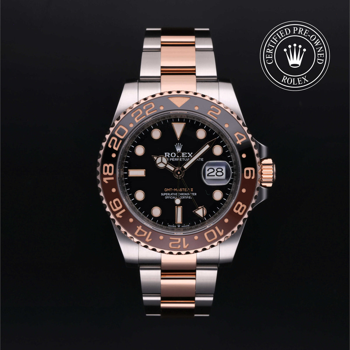 Rolex Certified Pre-Owned GMT Master II 40mm 126711CHNR 890589R0 simple Pursuit