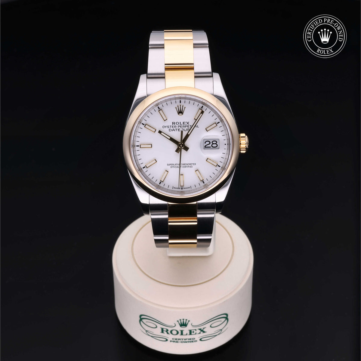 Rolex Certified Pre-Owned Datejust 36mm 126203 652YC153 simple Pursuit