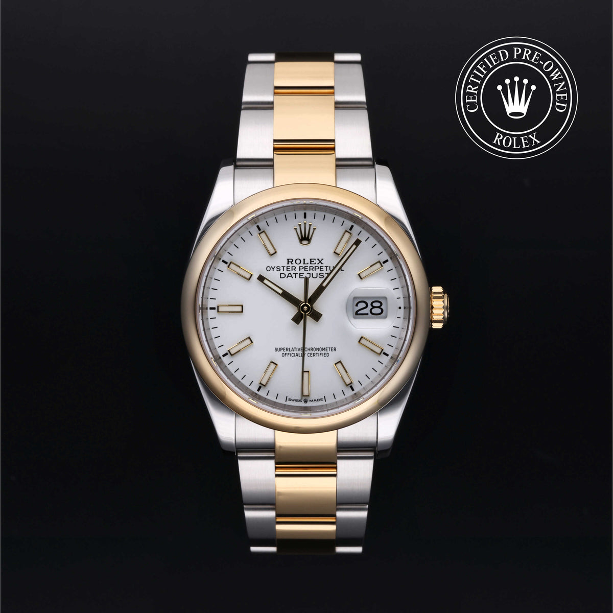 Rolex Certified Pre-Owned Datejust 36mm 126203 652YC153 simple Pursuit