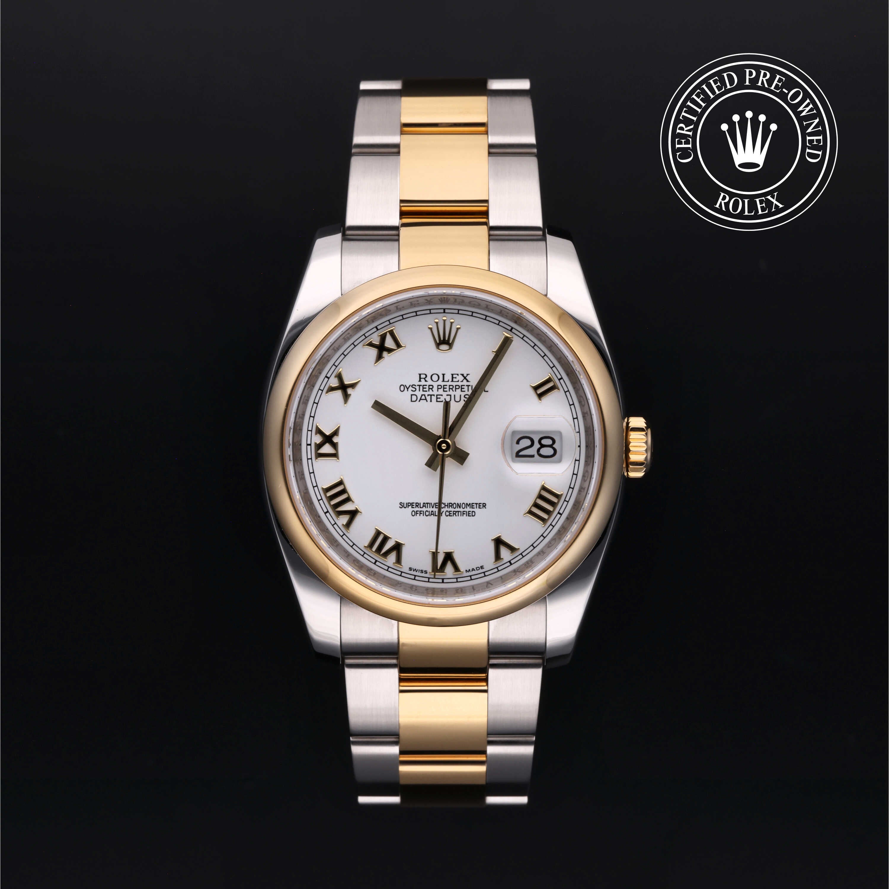 Rolex Certified Pre-Owned Datejust 36mm 116203 V185392 simple Pursuit