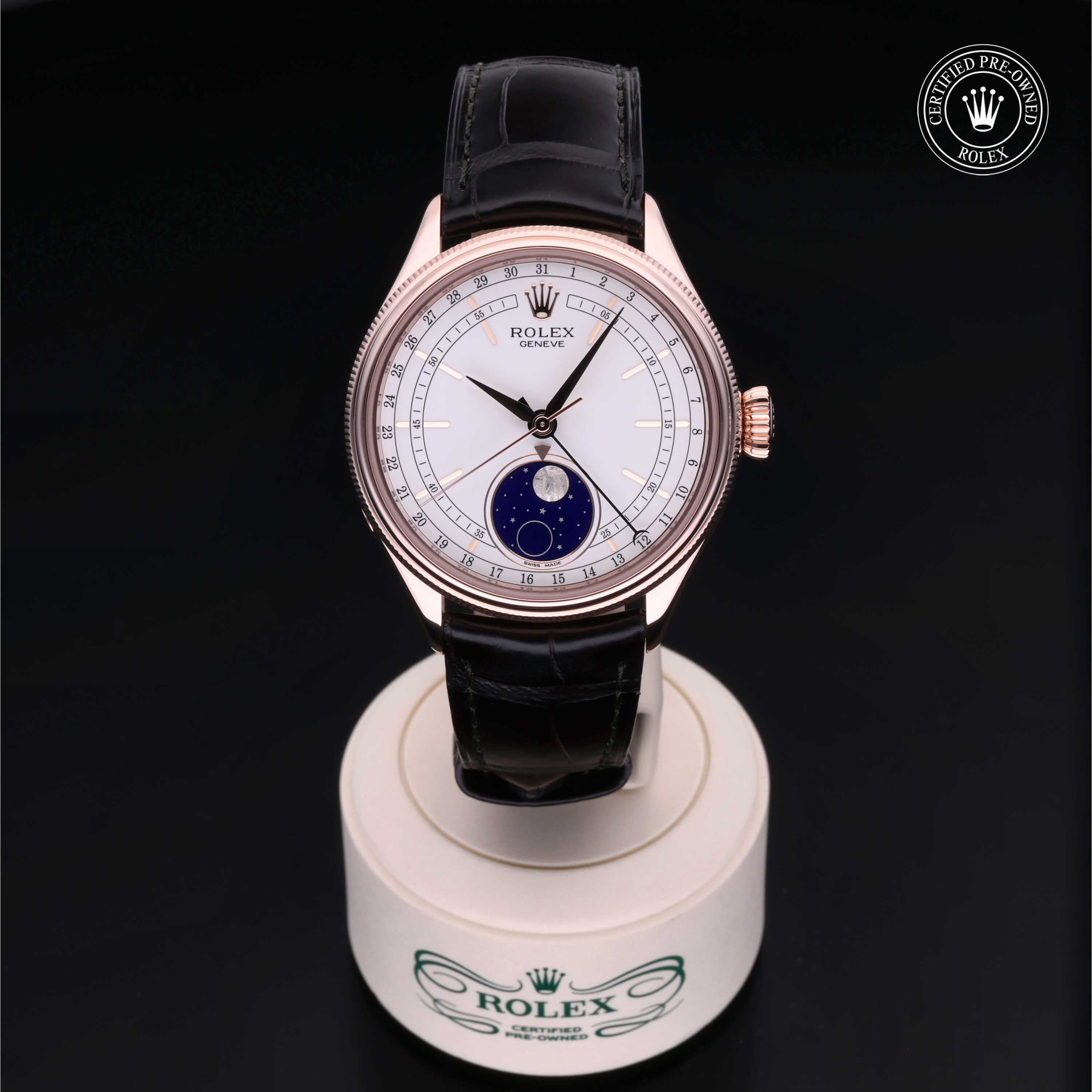 Rolex Certified Pre-Owned Cellini Moonphase 39mm 50535 55J367R2 simple Pursuit