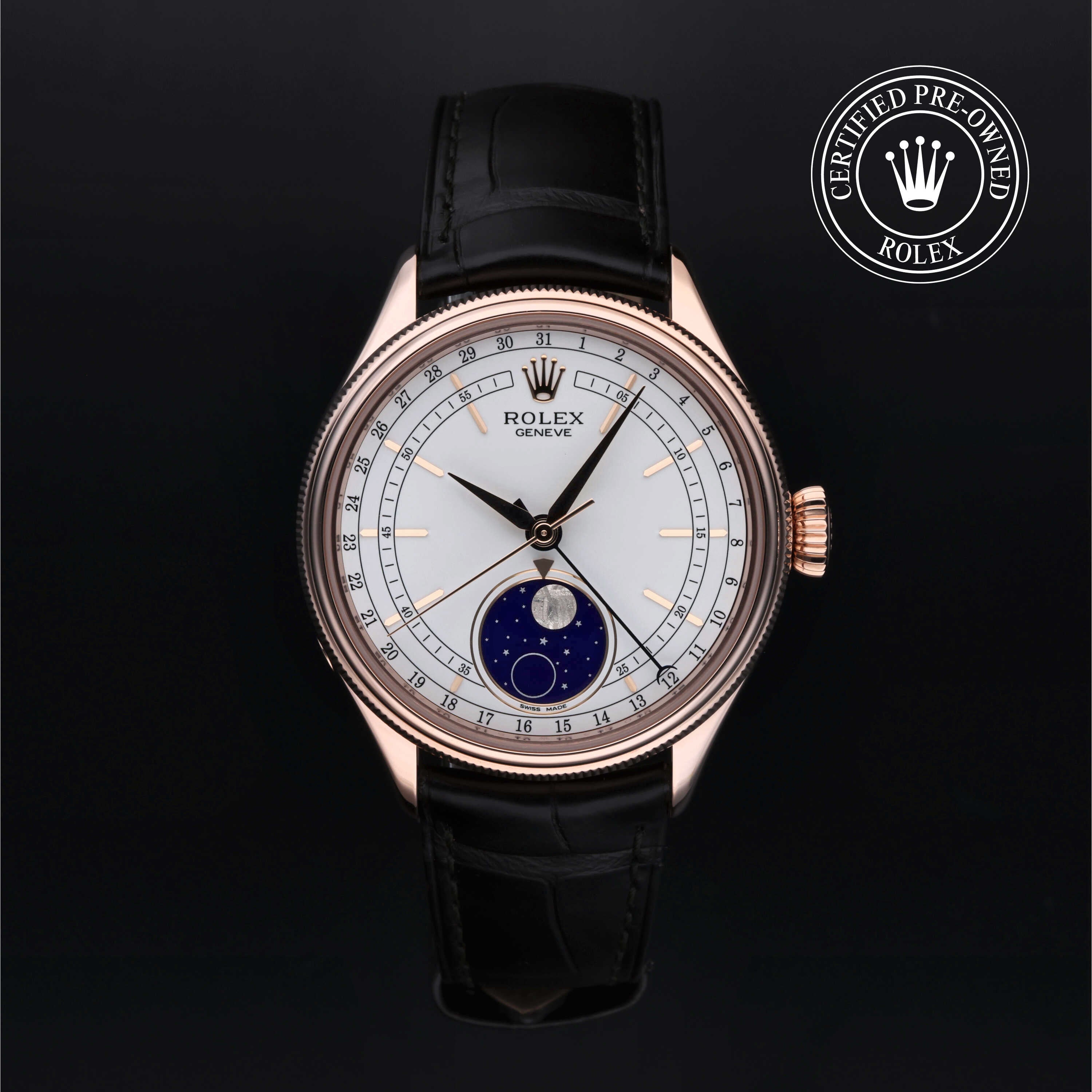 Rolex Certified Pre-Owned Cellini Moonphase 39mm 50535 55J367R2 simple Pursuit
