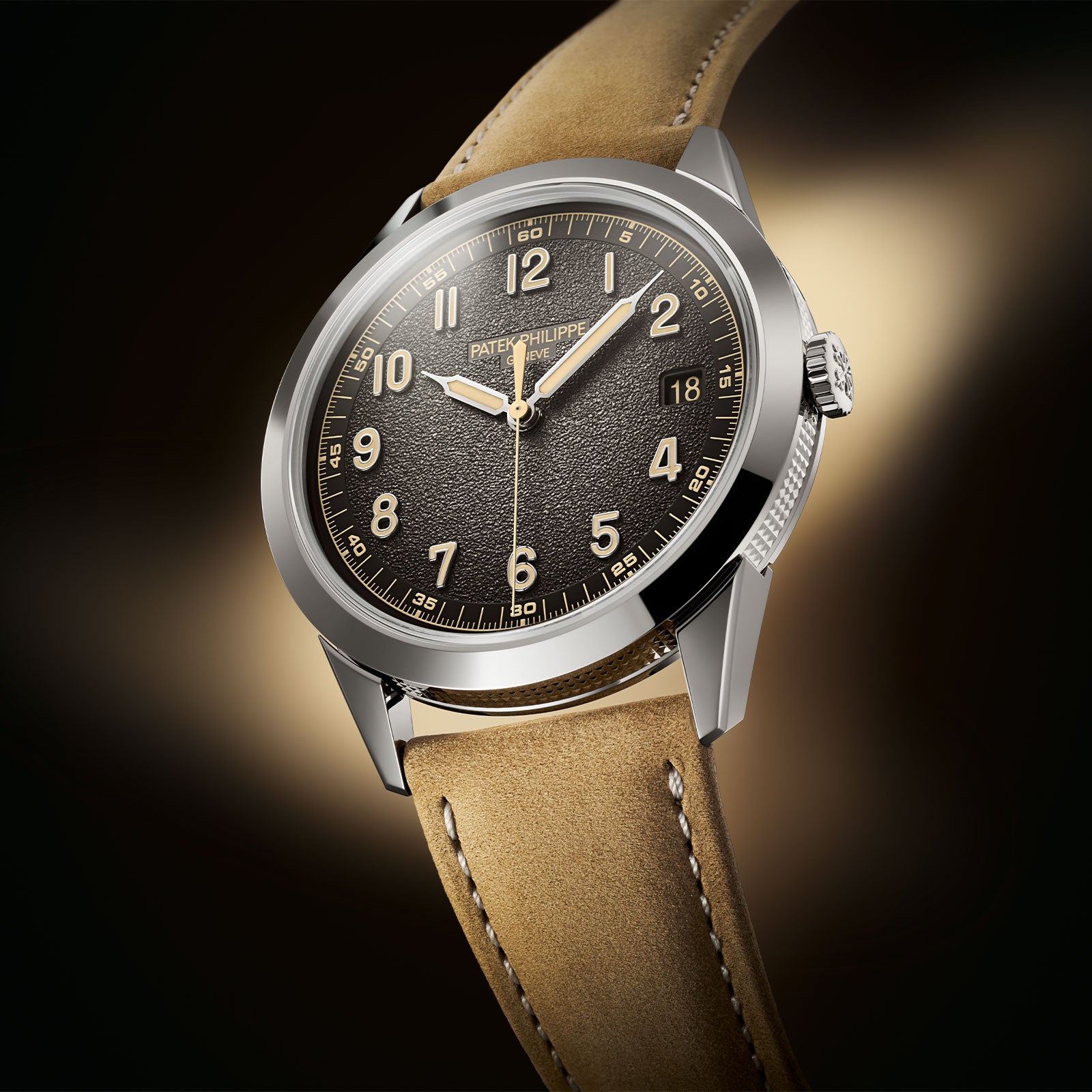 Calatrava Date & Sweep Seconds 5226G-001 simple Pursuit