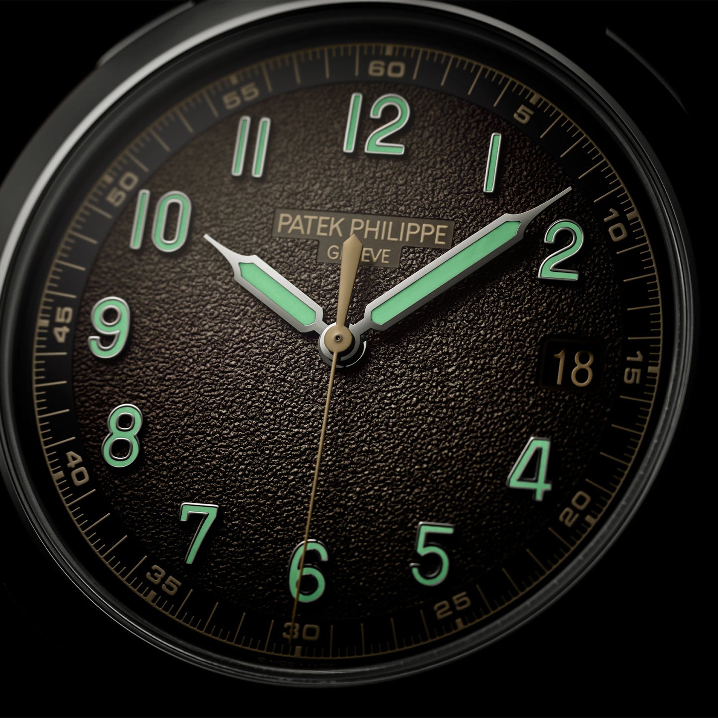 Calatrava Date & Sweep Seconds 5226G-001 simple Pursuit