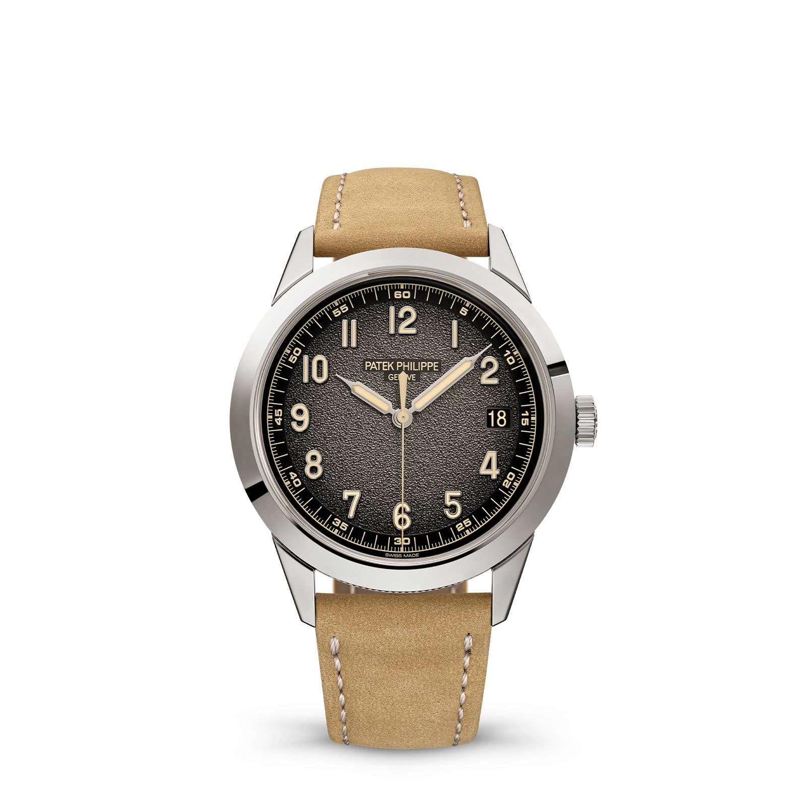 Calatrava Date & Sweep Seconds 5226G-001 simple Pursuit