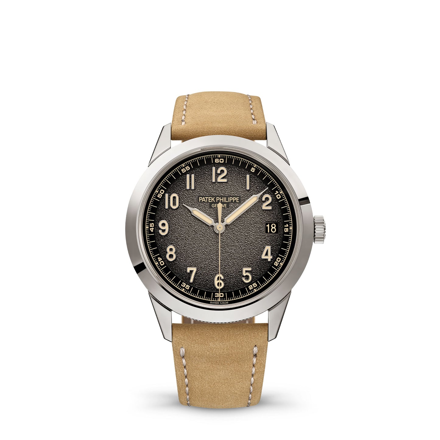 Calatrava Date & Sweep Seconds 5226G-001 simple Pursuit