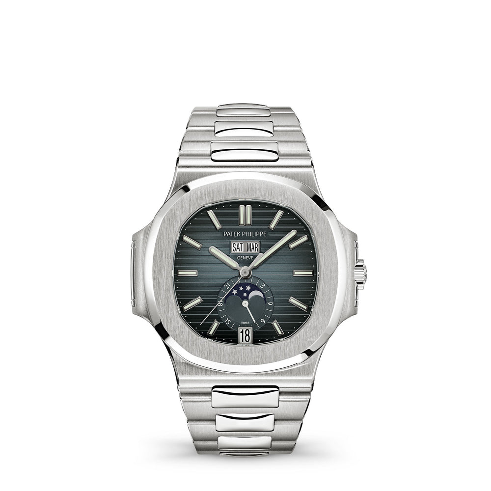 Nautilus Annual Calendar & Moon Phases 5726/1A-014 simple Pursuit