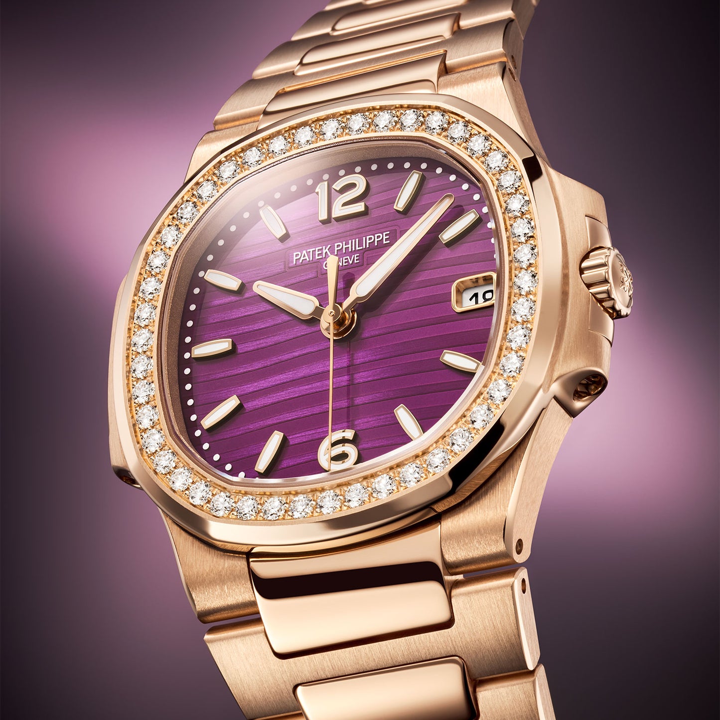 Nautilus Date & Central Seconds 7010/1R-013 simple Pursuit