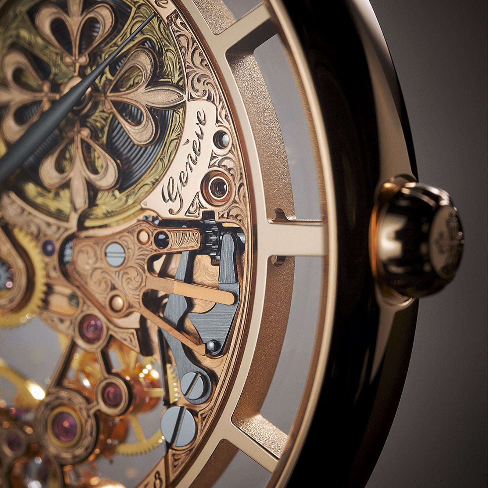 Complications Skeleton Watch Rare Handcrafts 5180/1R-001 simple Pursuit