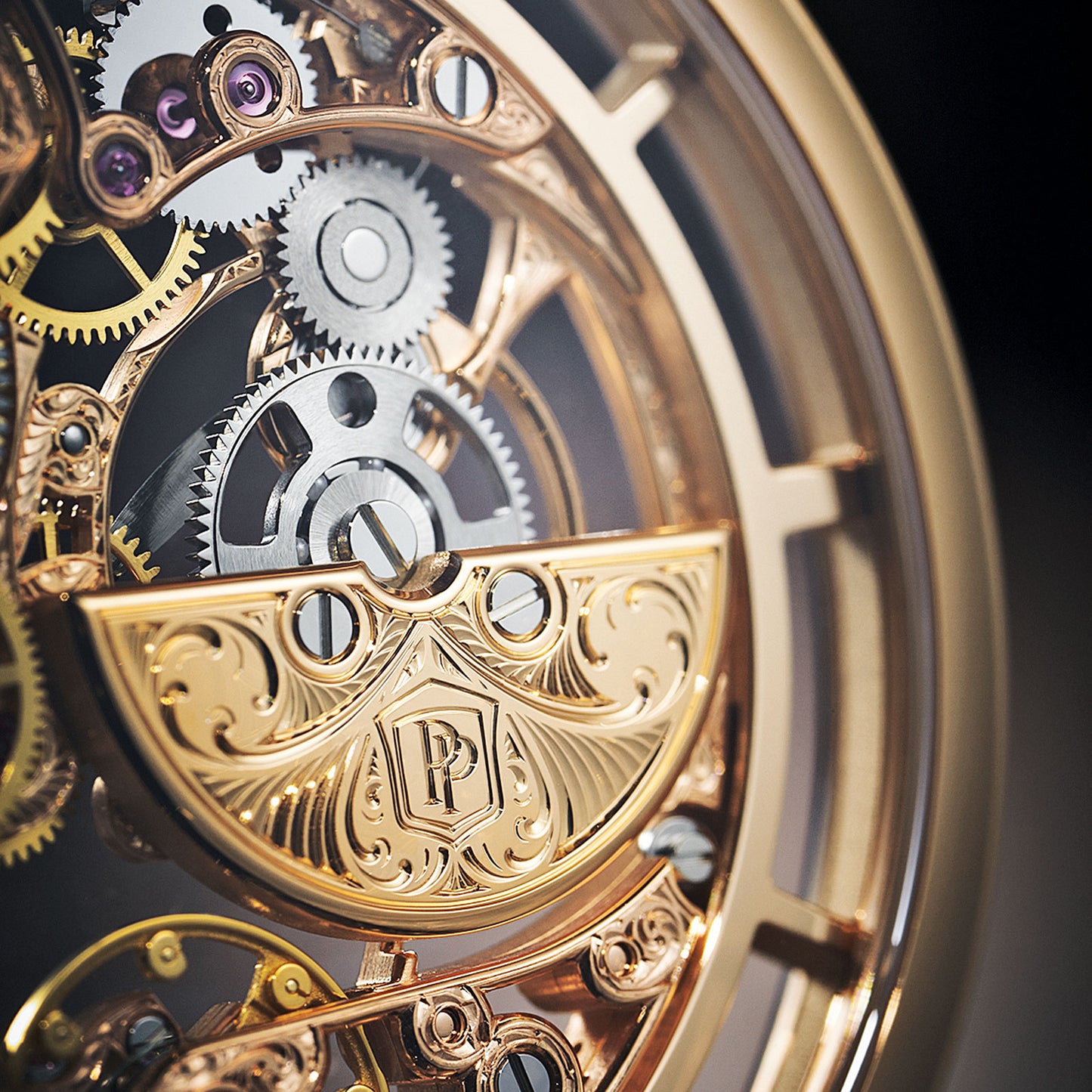 Complications Skeleton Watch Rare Handcrafts 5180/1R-001 simple Pursuit