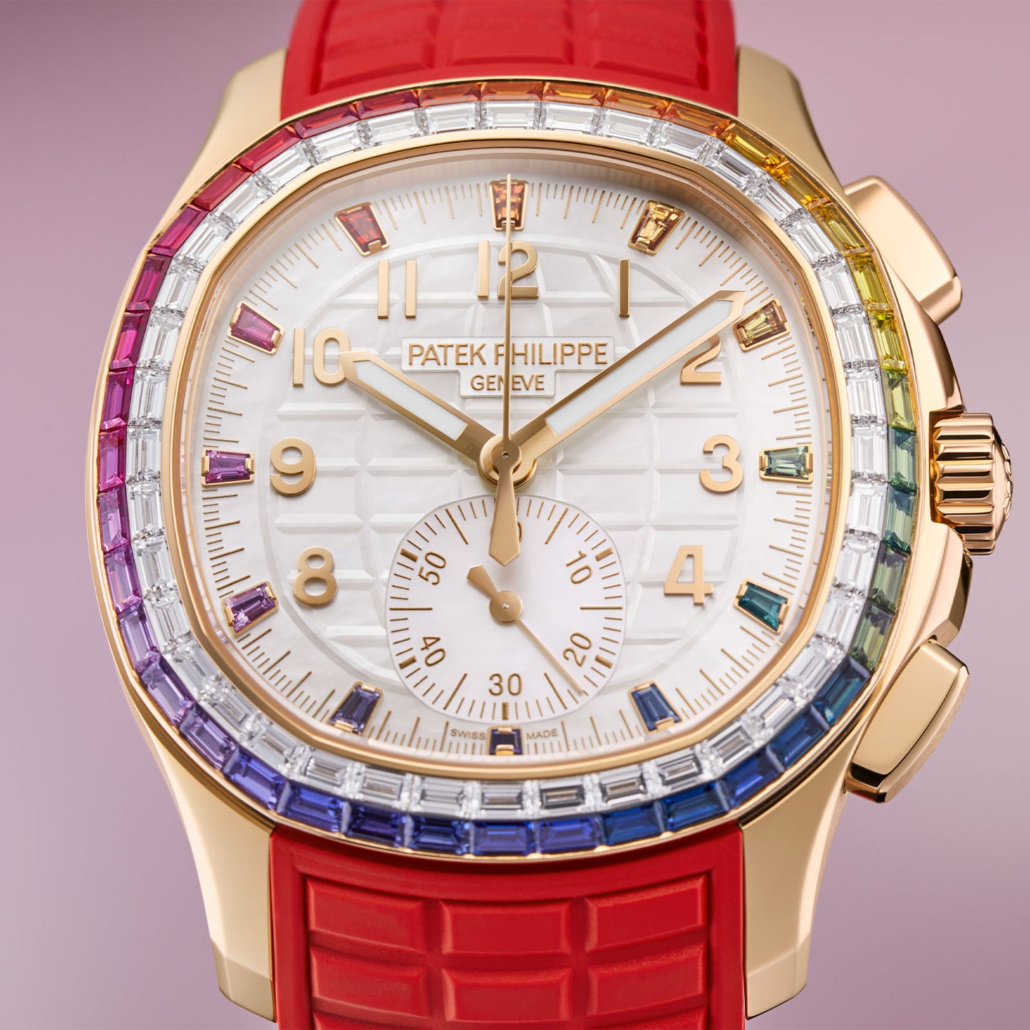 Aquanaut Luce "Rainbow" Chronograph Joaillerie 7968/300R-001 simple Pursuit