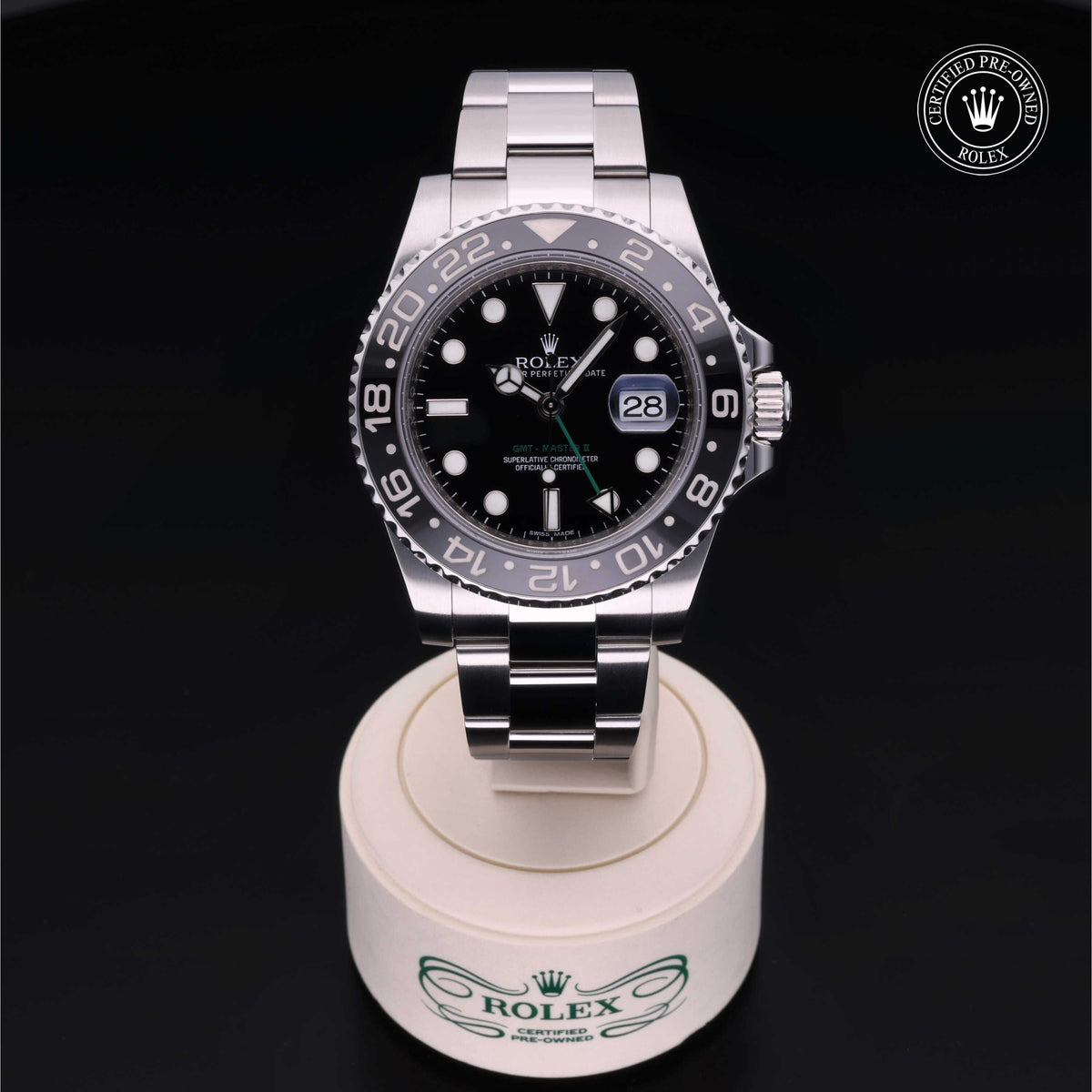Rolex Certified Pre-Owned GMT Master II 40mm 116710LN 170988H4 simple Pursuit