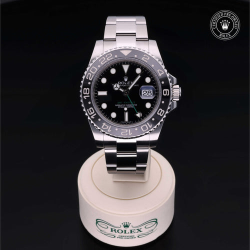 Rolex Certified Pre-Owned GMT Master II 40mm 116710LN 170988H4 simple Pursuit