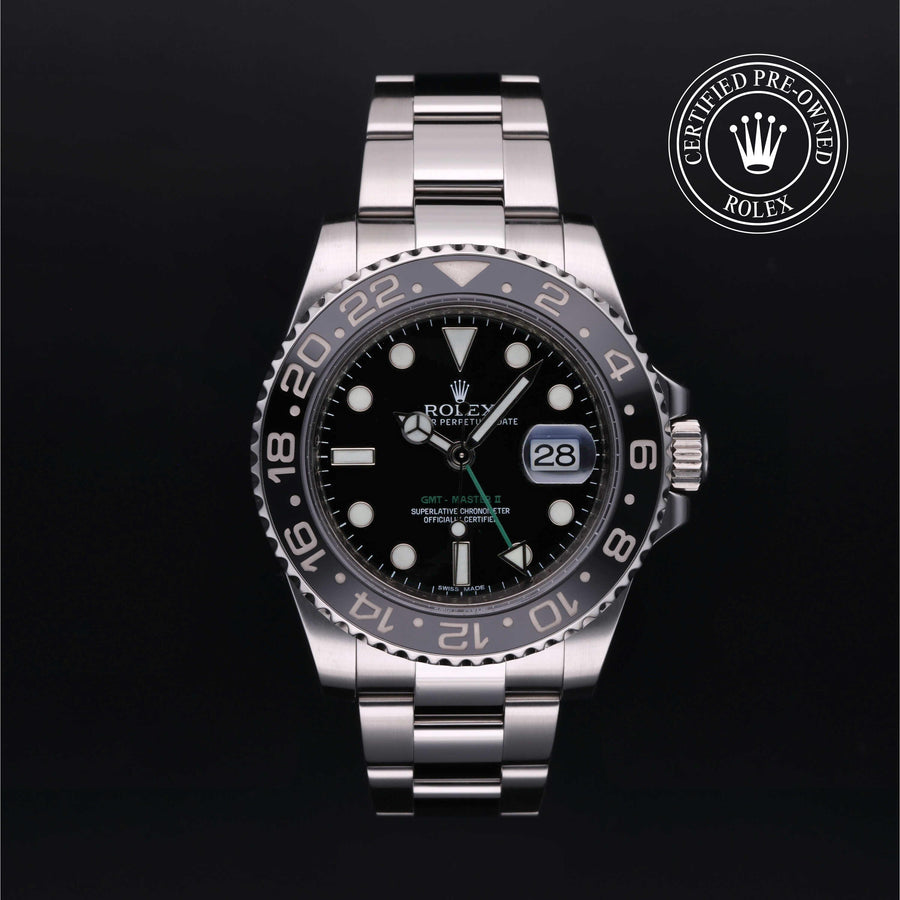 Rolex Certified Pre-Owned GMT Master II 40mm 116710LN 170988H4 simple Pursuit