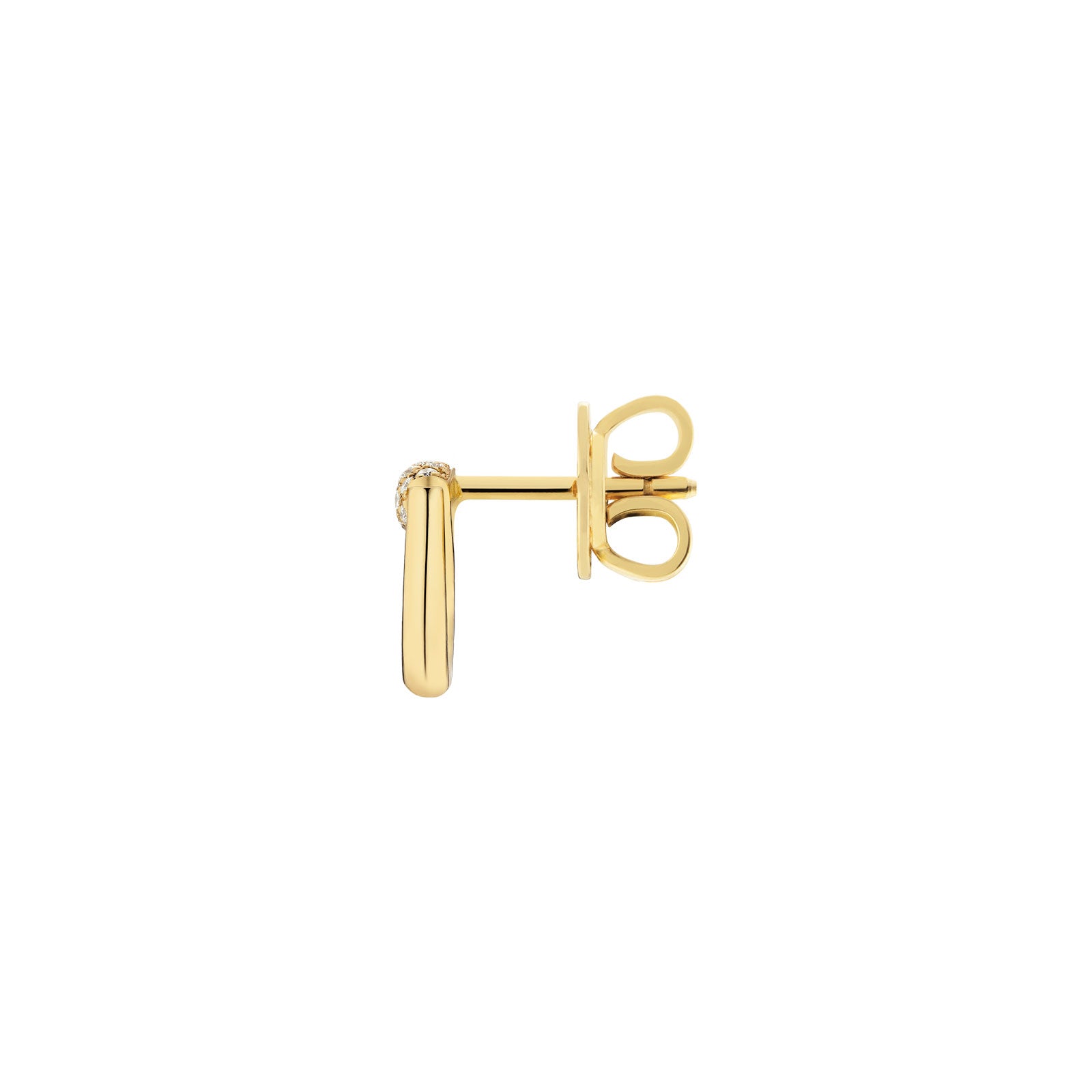 Gucci Horsebit 18ct Yellow Gold Diamond Earrings simple Pursuit