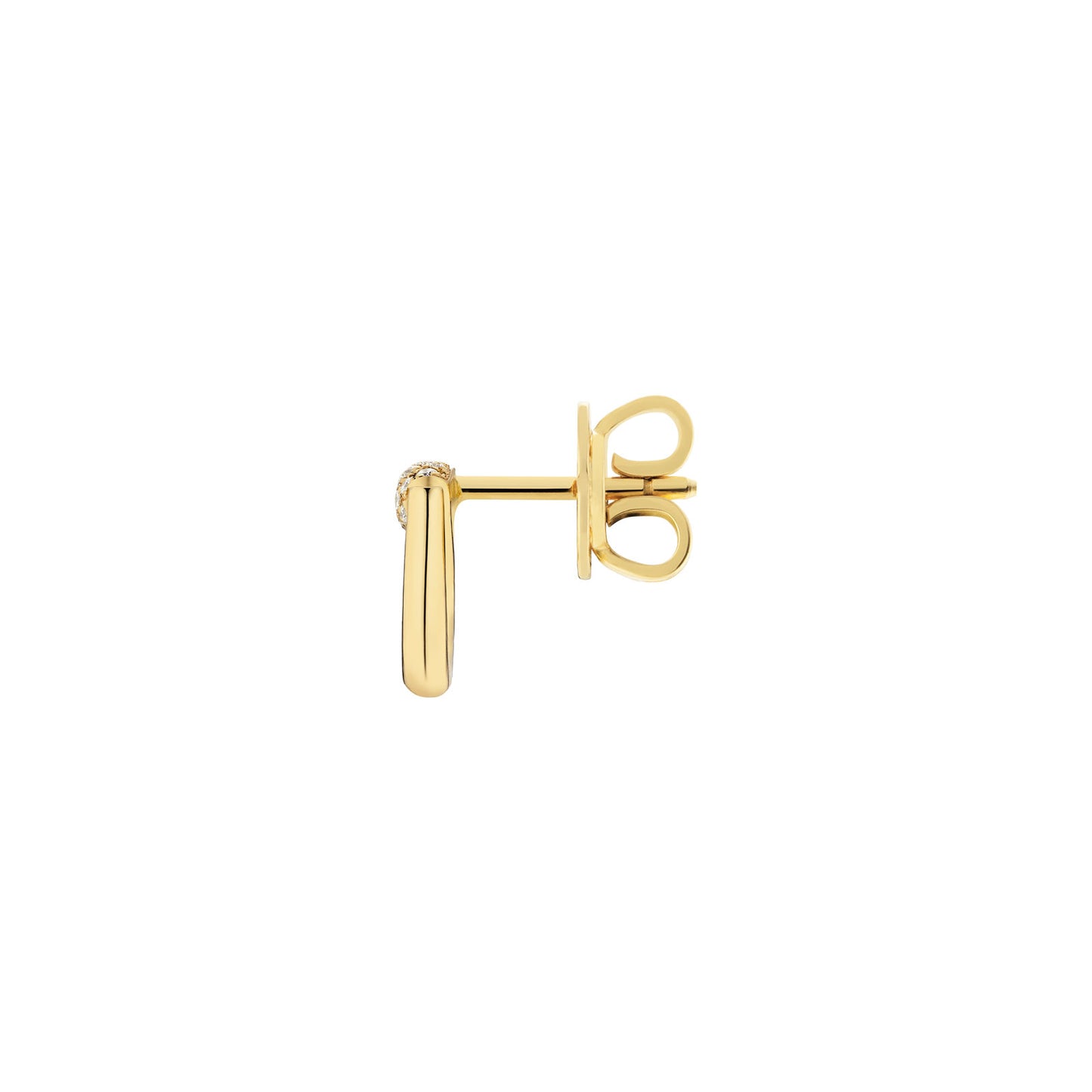 Gucci Horsebit 18ct Yellow Gold Diamond Earrings simple Pursuit
