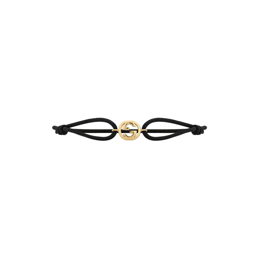 Gucci Interlocking 18ct Yellow Gold Charm Bracelet simple Pursuit