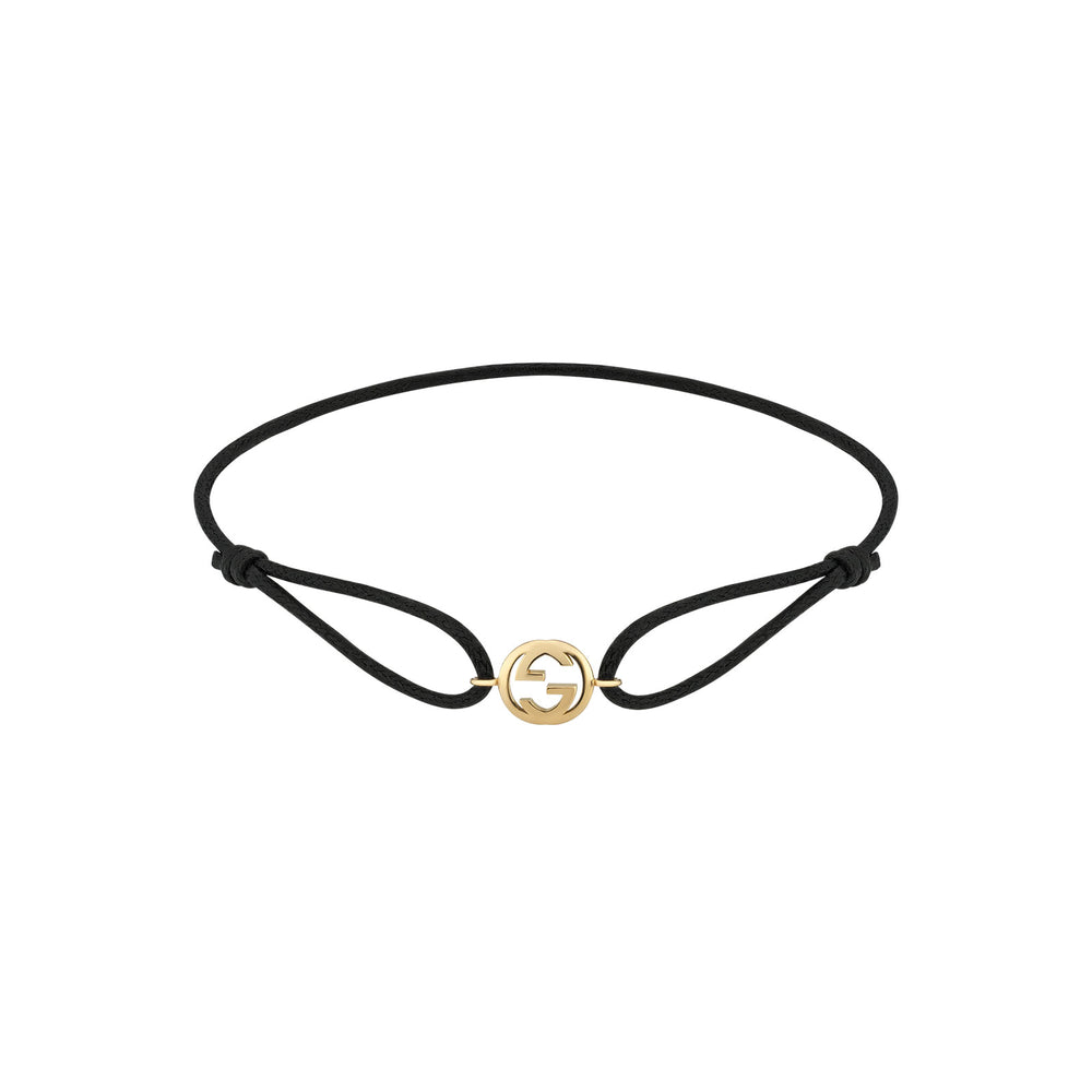 Gucci Interlocking 18ct Yellow Gold Charm Bracelet simple Pursuit