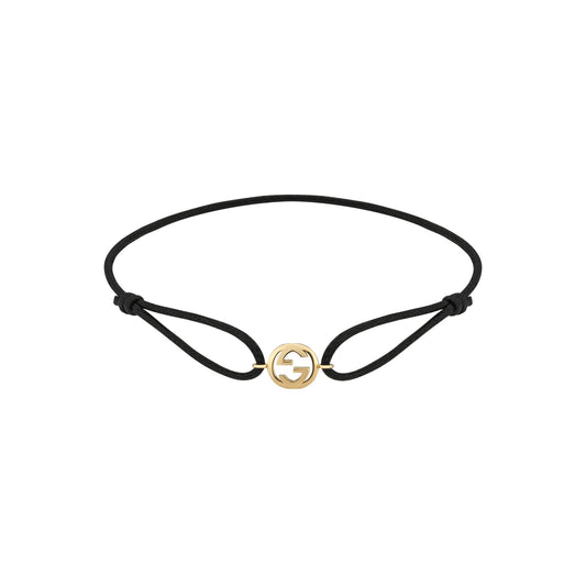 Gucci Interlocking 18ct Yellow Gold Charm Bracelet simple Pursuit