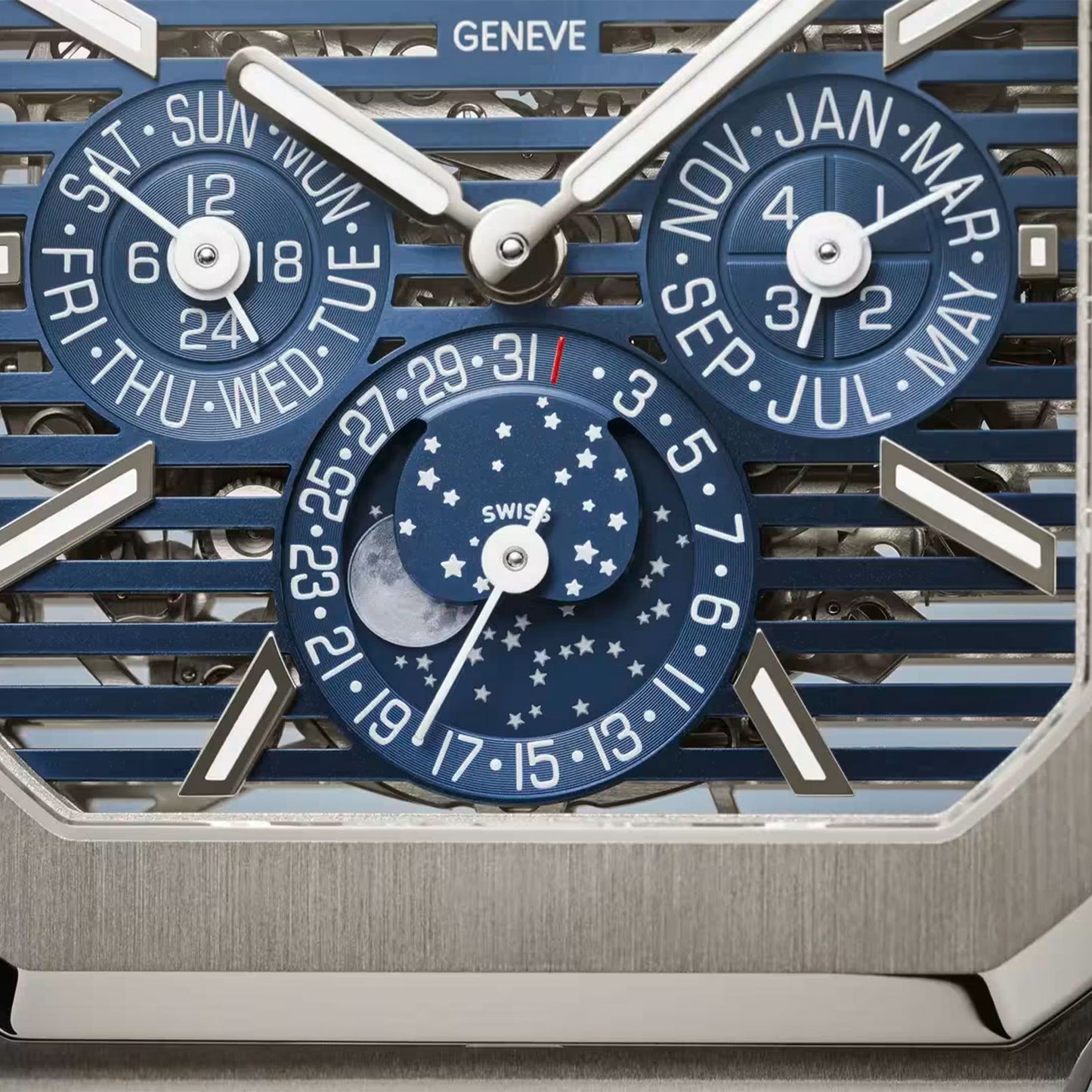 Cubitus Perpetual Calendar Skeleton 5840P-001 simple Pursuit