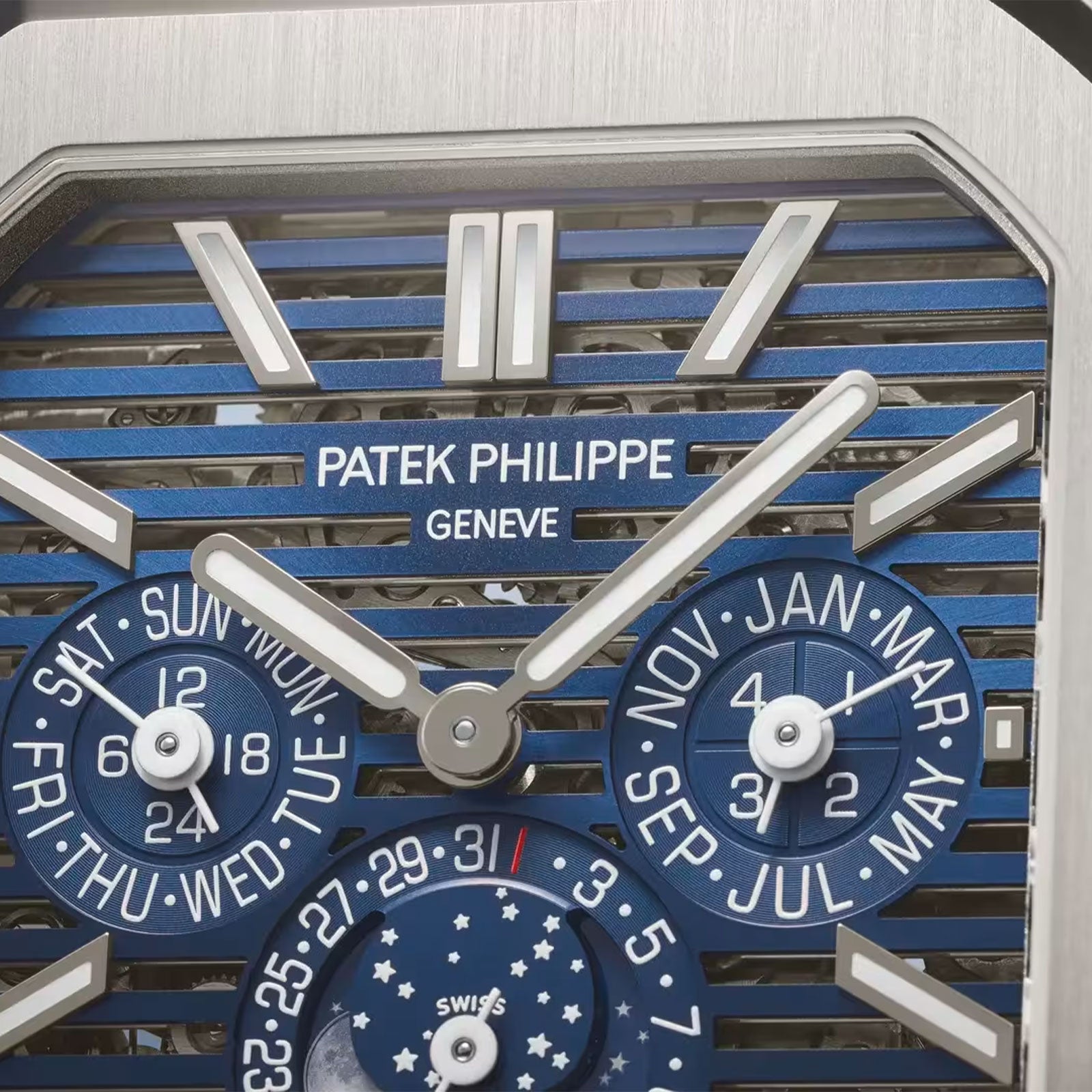 Cubitus Perpetual Calendar Skeleton 5840P-001 simple Pursuit