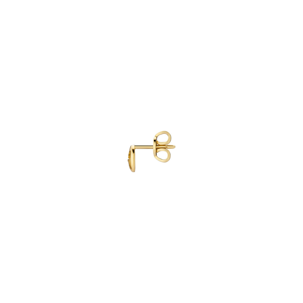 Gucci Interlocking 18ct Yellow Gold Stud Earrings simple Pursuit